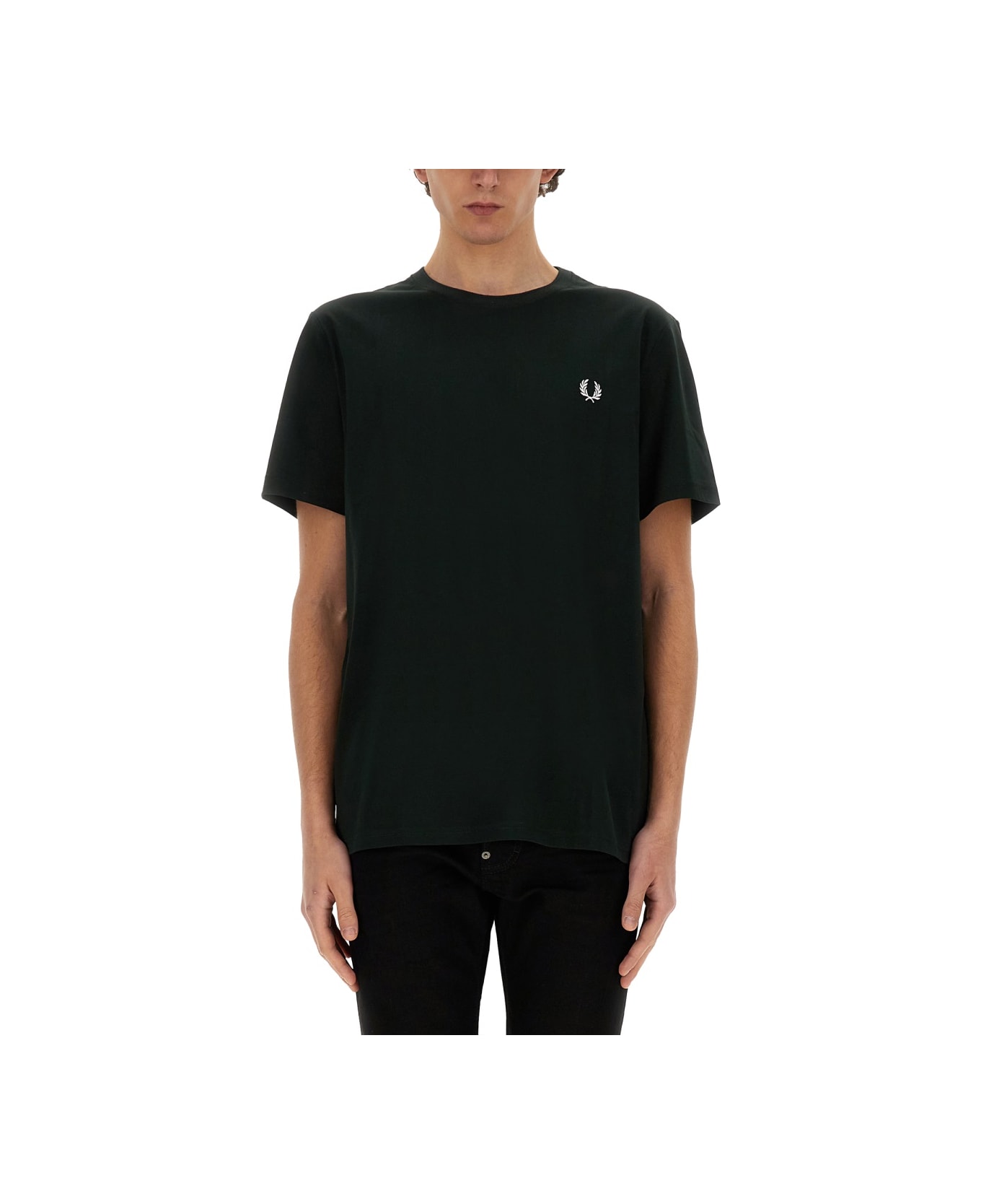 Fred Perry T-shirt With Logo - GREEN シャツ