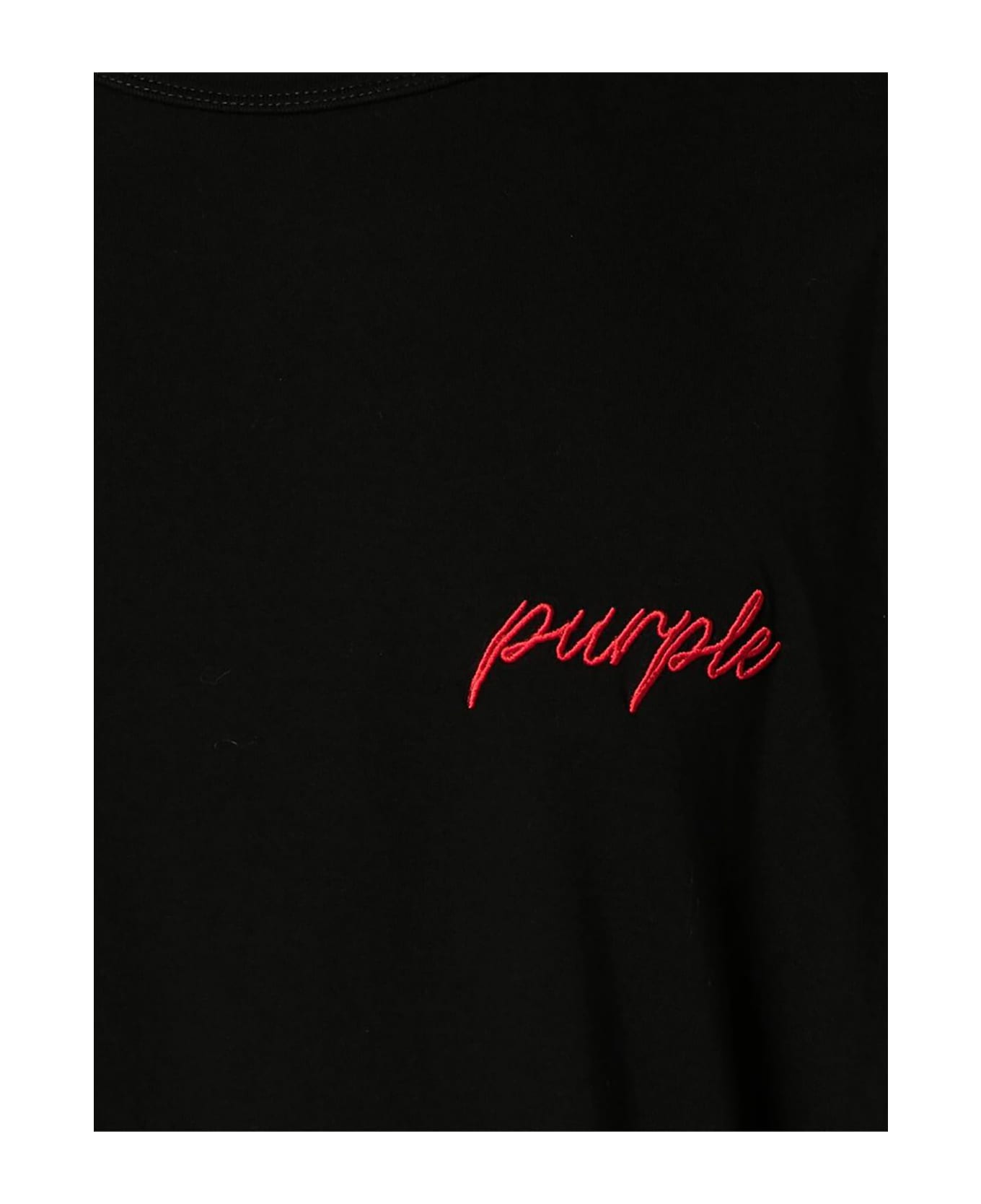 Purple Brand T-shirts And Polos Black - Black