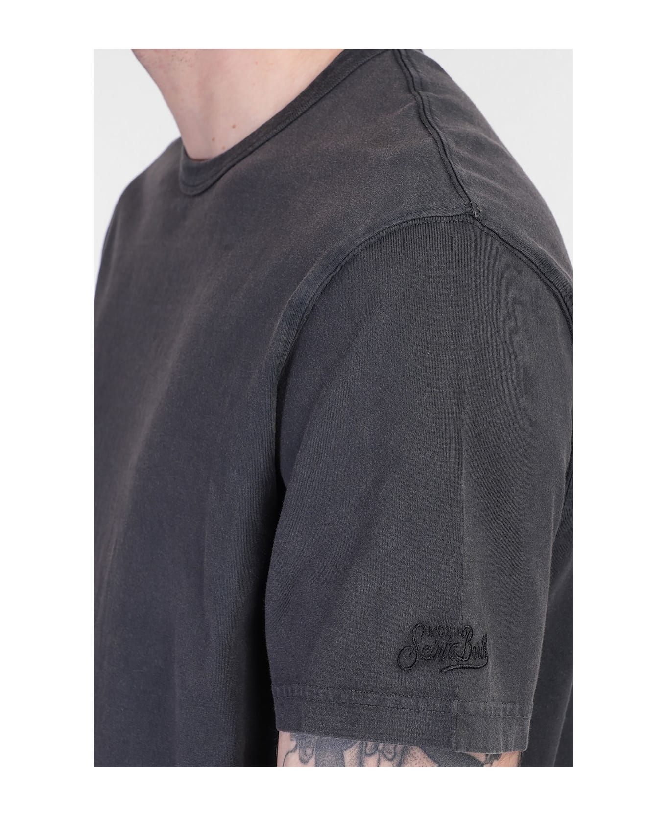 MC2 Saint Barth Dover L T-shirt In Black Cotton - black