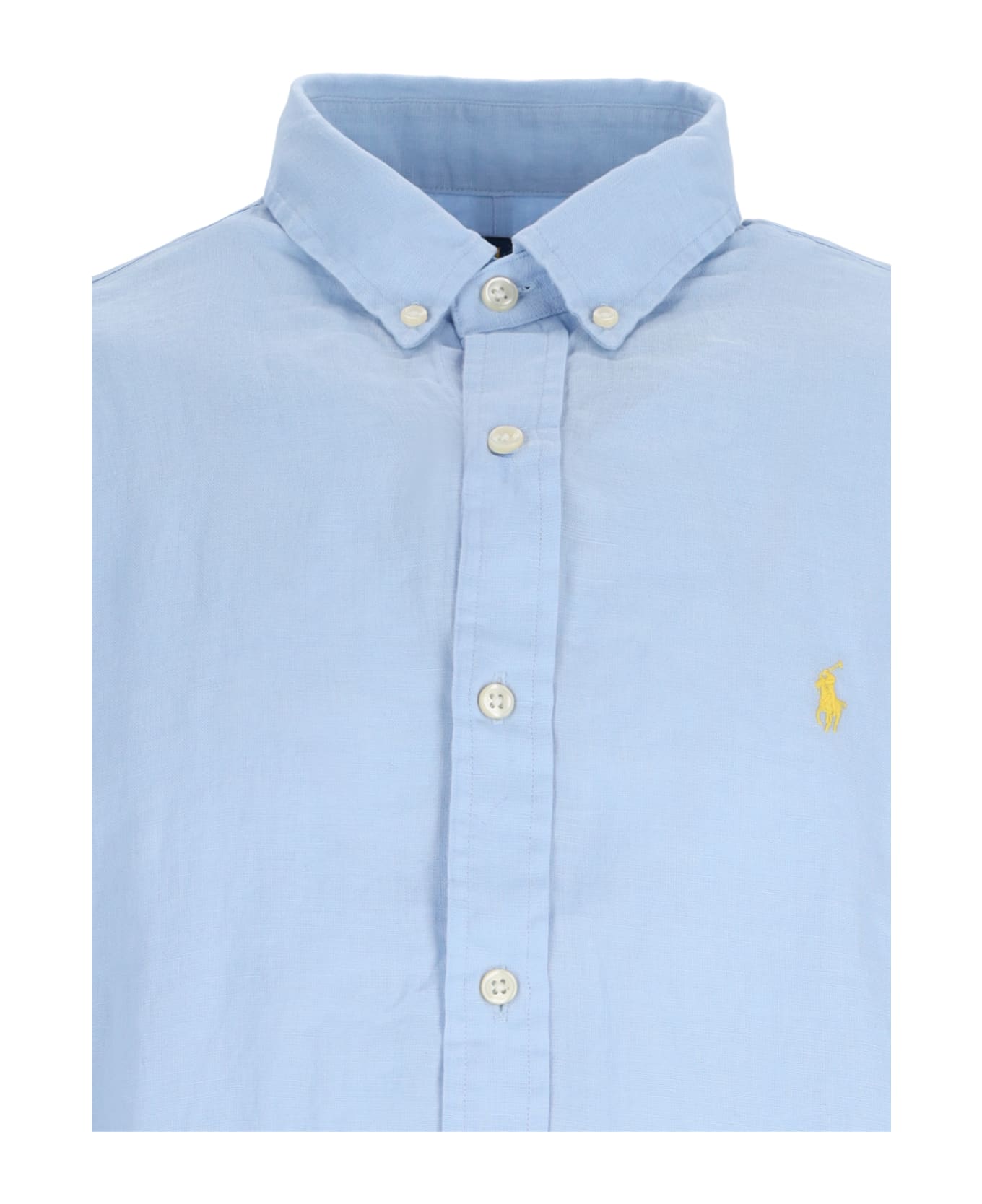 Polo Ralph Lauren Logo Shirt - Light Blue