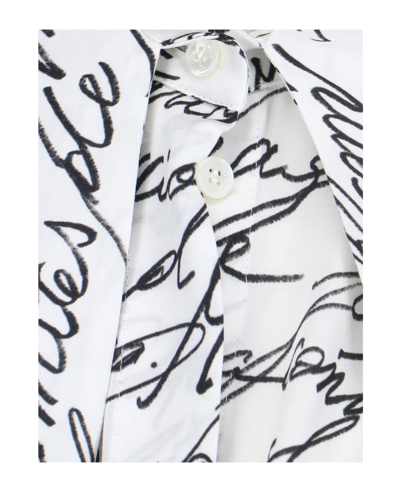 Balmain Lavallière Shirt - BLANCNOIR