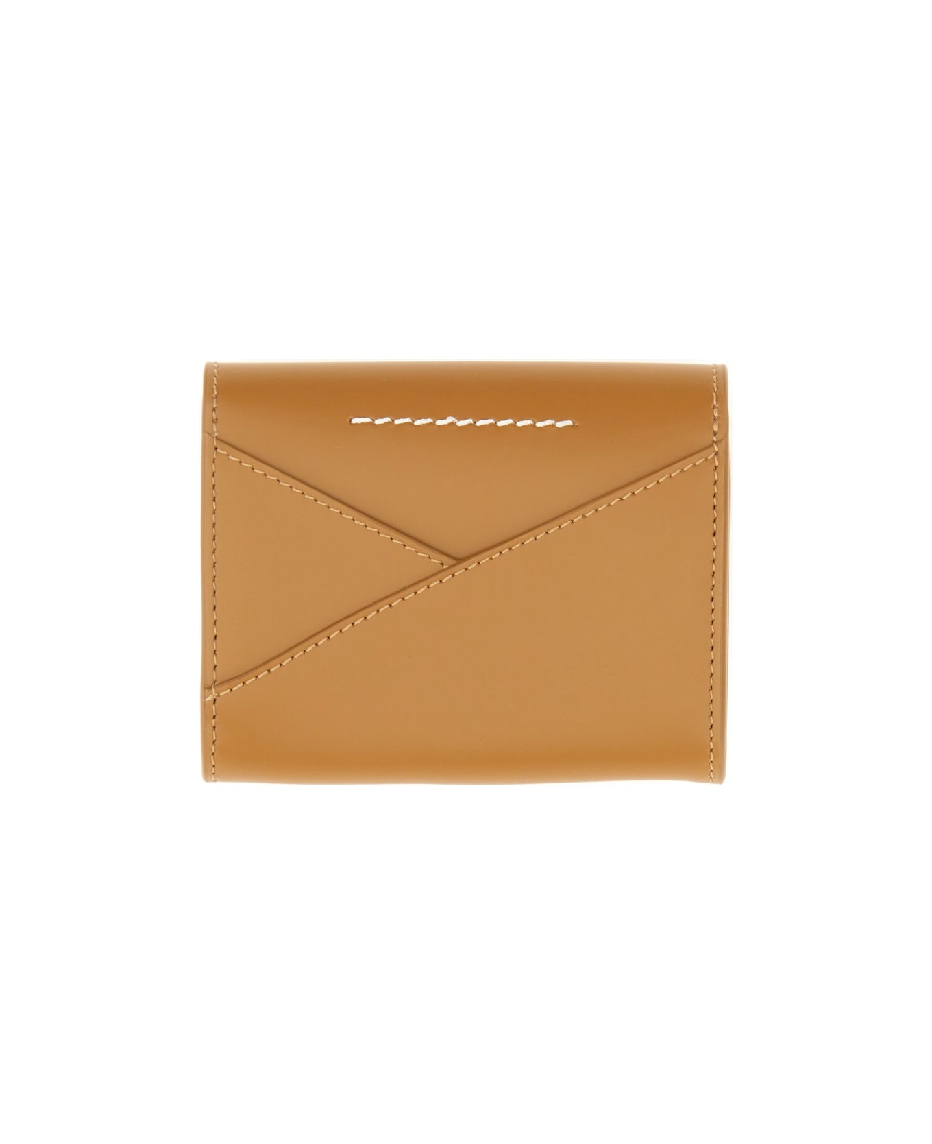 MM6 Maison Margiela Wallet With Logo - BEIGE