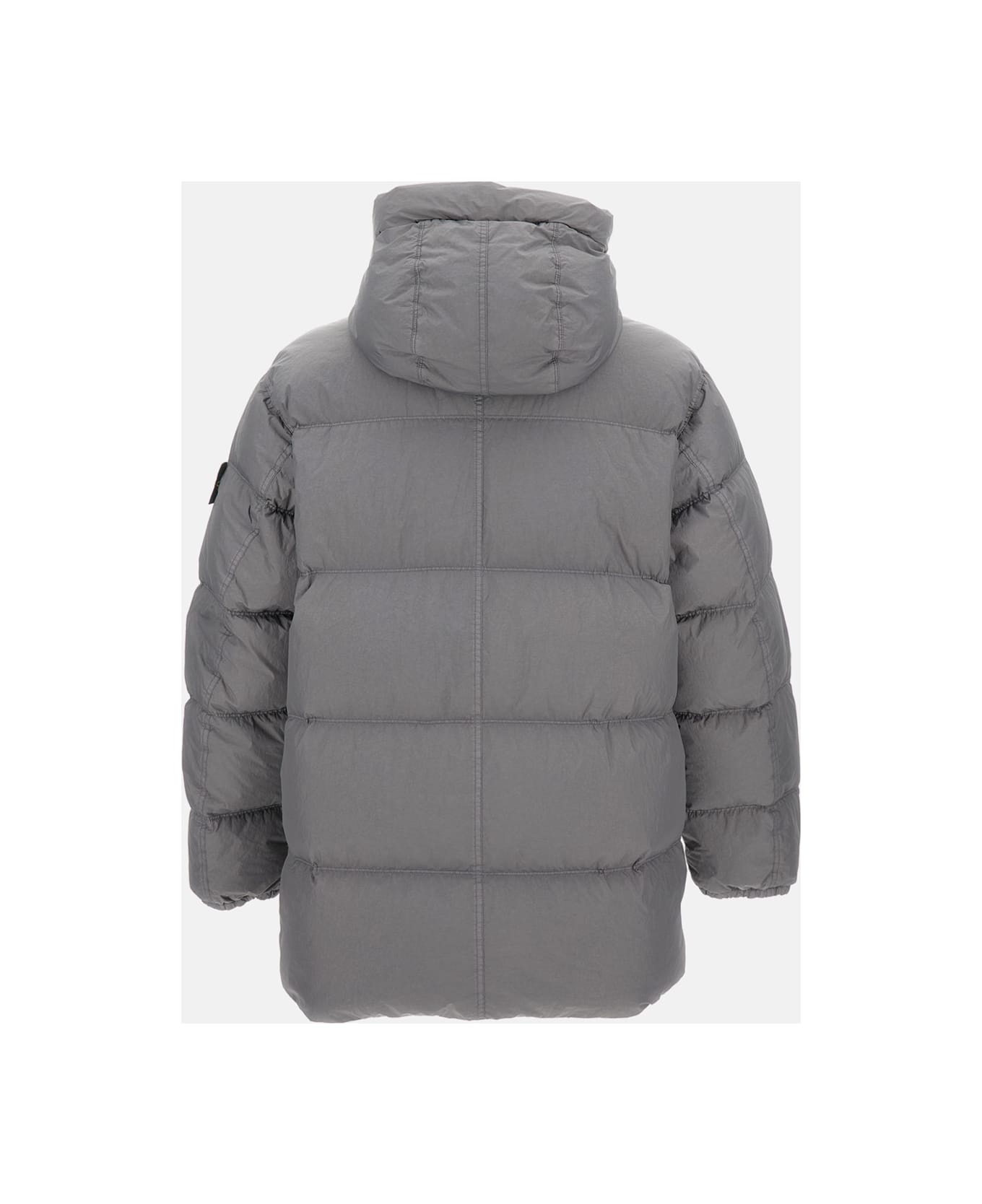 Stone Island Long Puffer Jacket - Grey