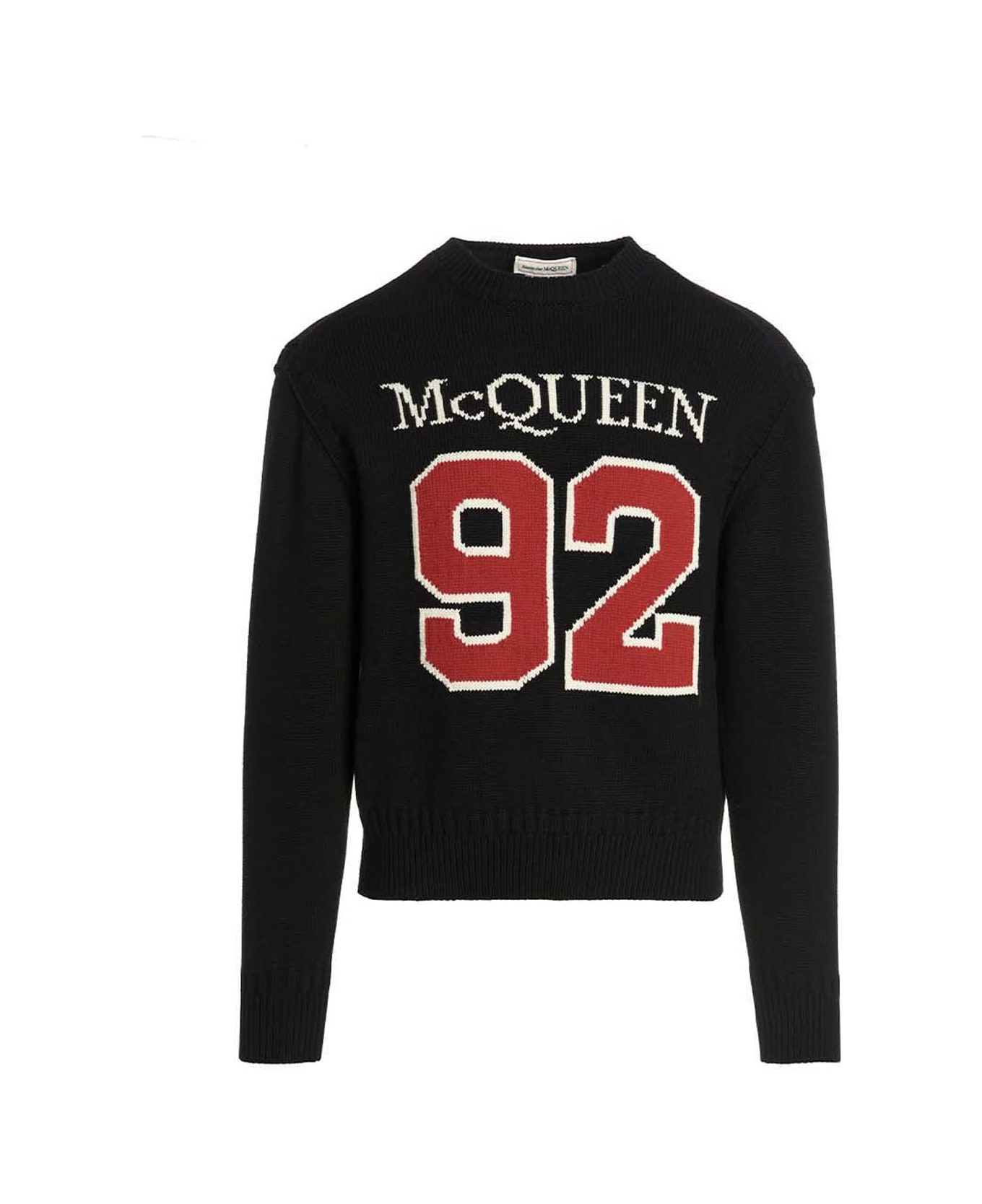 Alexander McQueen Black Mcqueen 92 Sweater - Nero ニットウェア