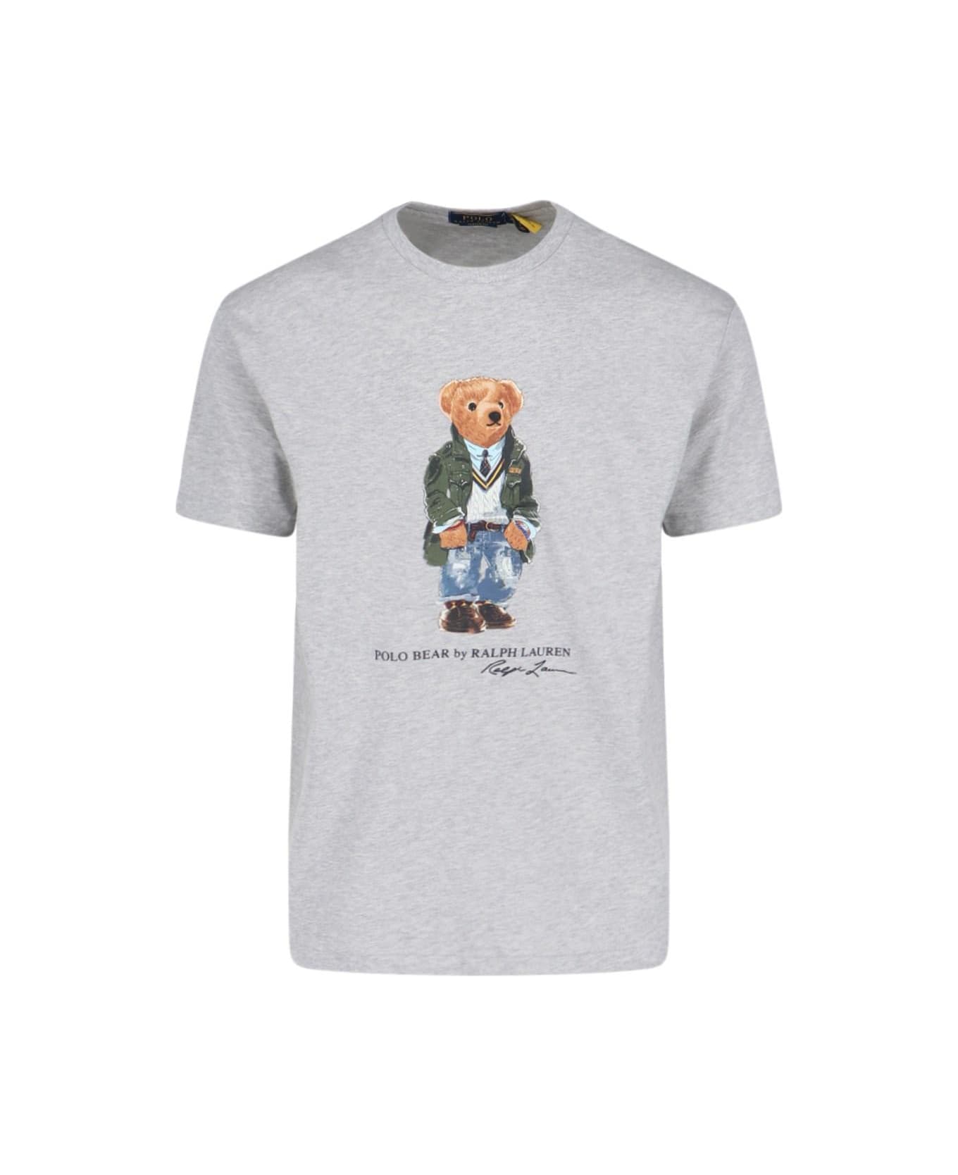 Ralph Lauren 'polo Bear' T-shirt - SP24 ANDOVER HTHR