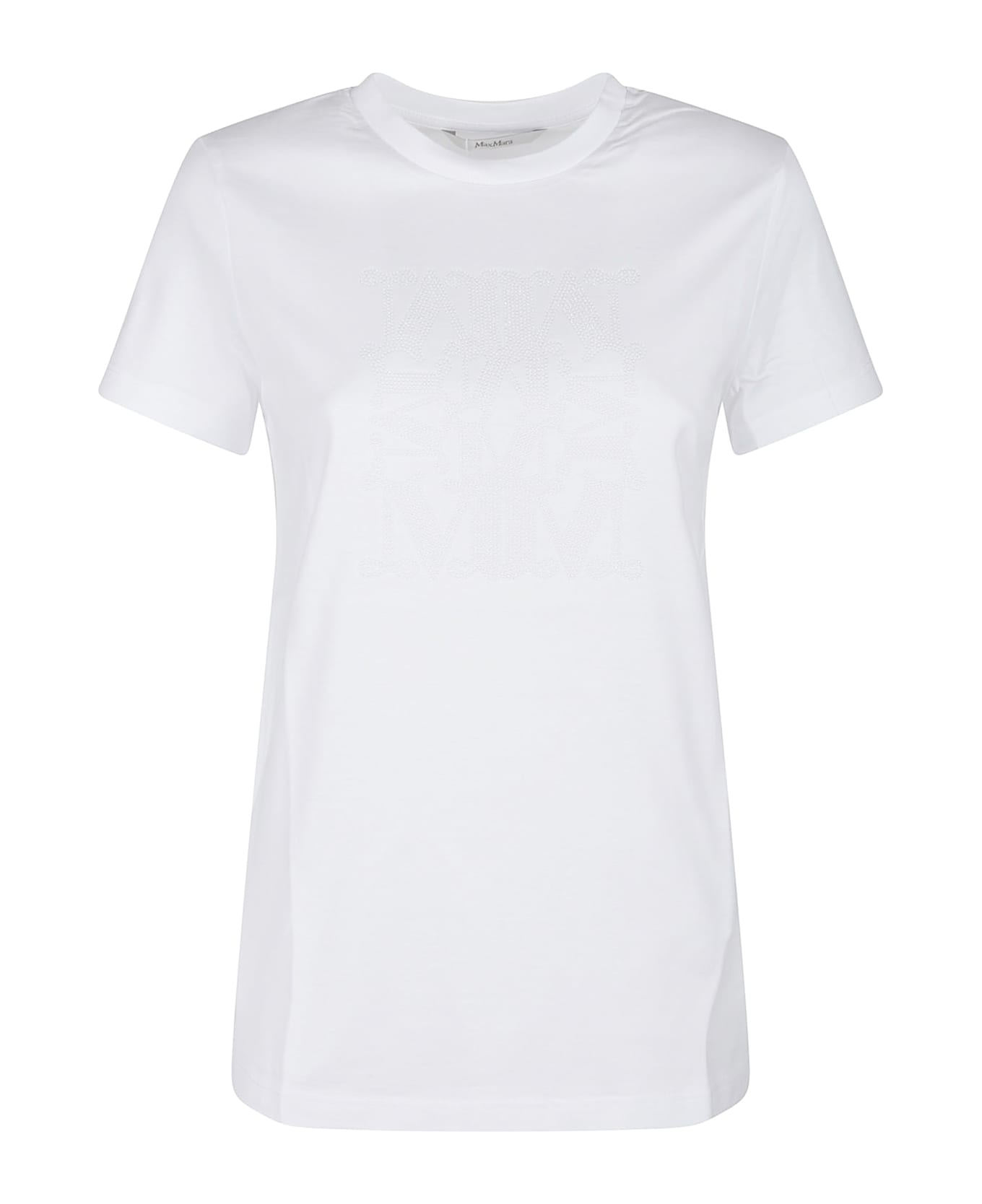 Max Mara Giovane T-shirt - Bianco Ricamo