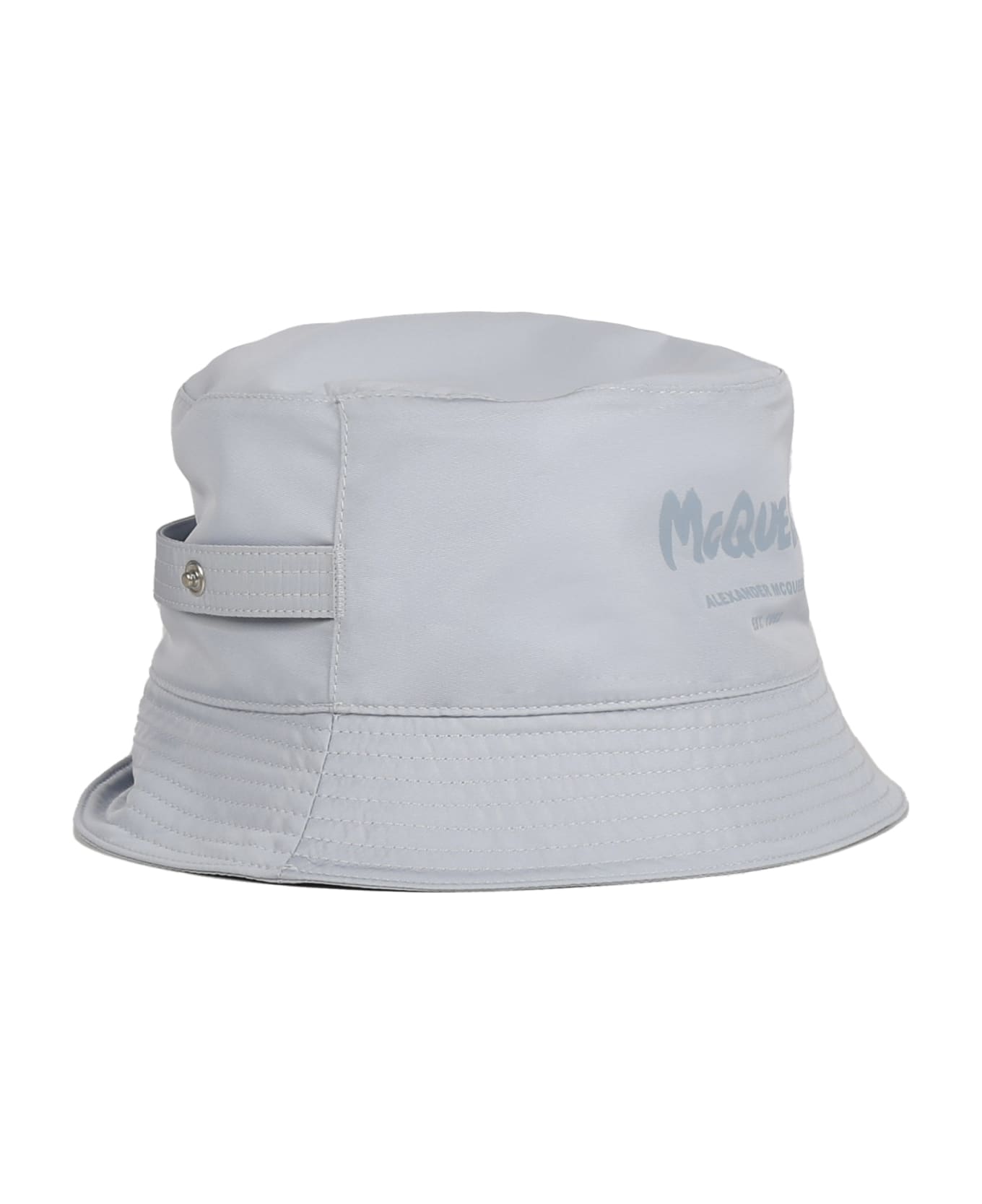 Alexander McQueen Mcqueen Graffiti Bucket Hat - Spring blue 帽子