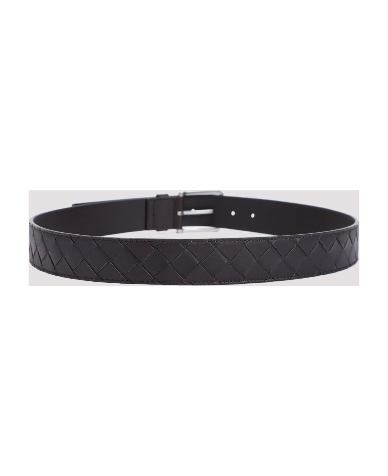 Bottega Veneta Intrecciato Leather Belt - Fondant