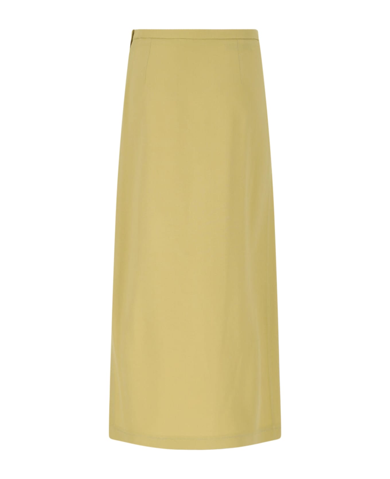 Gucci Midi Skirt With Slit - Gold