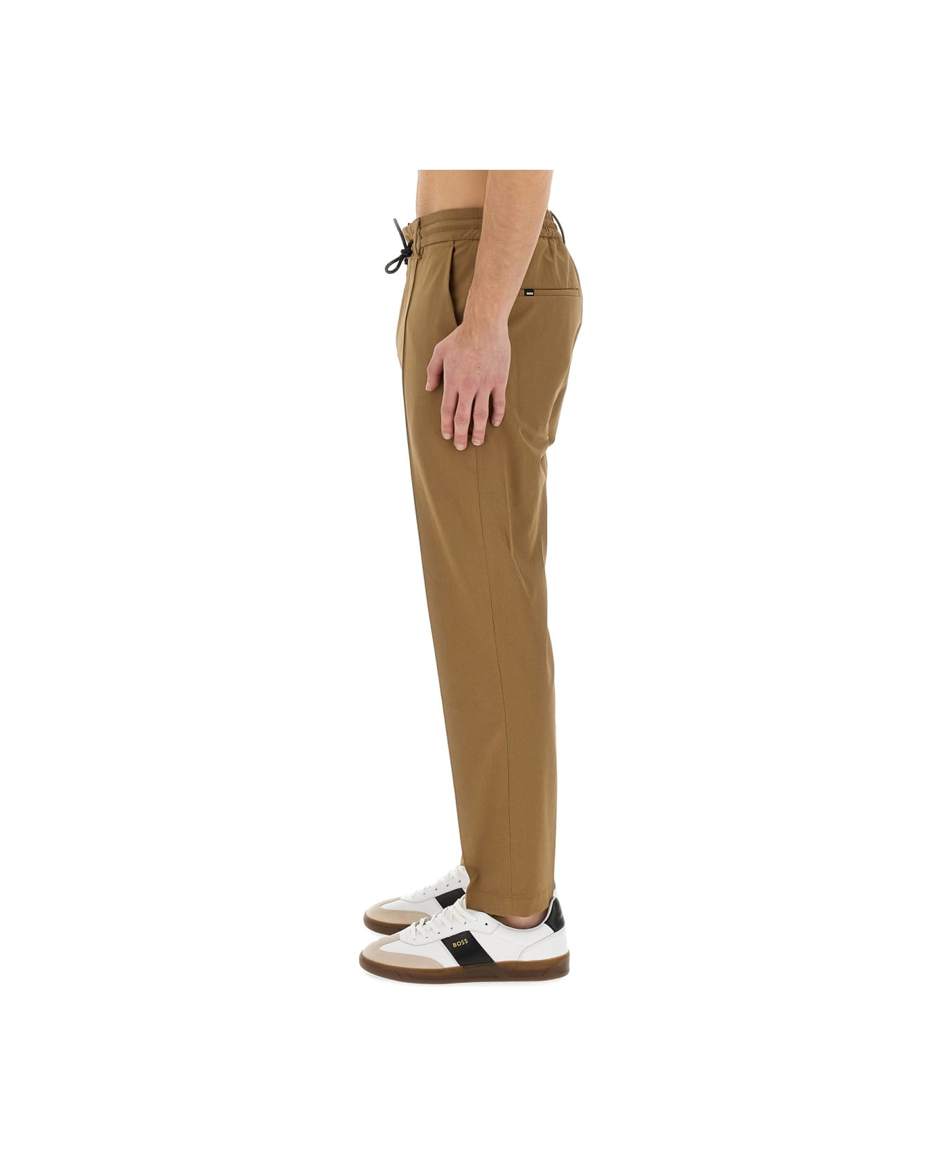 Hugo Boss Pants With Elastic - BROWN