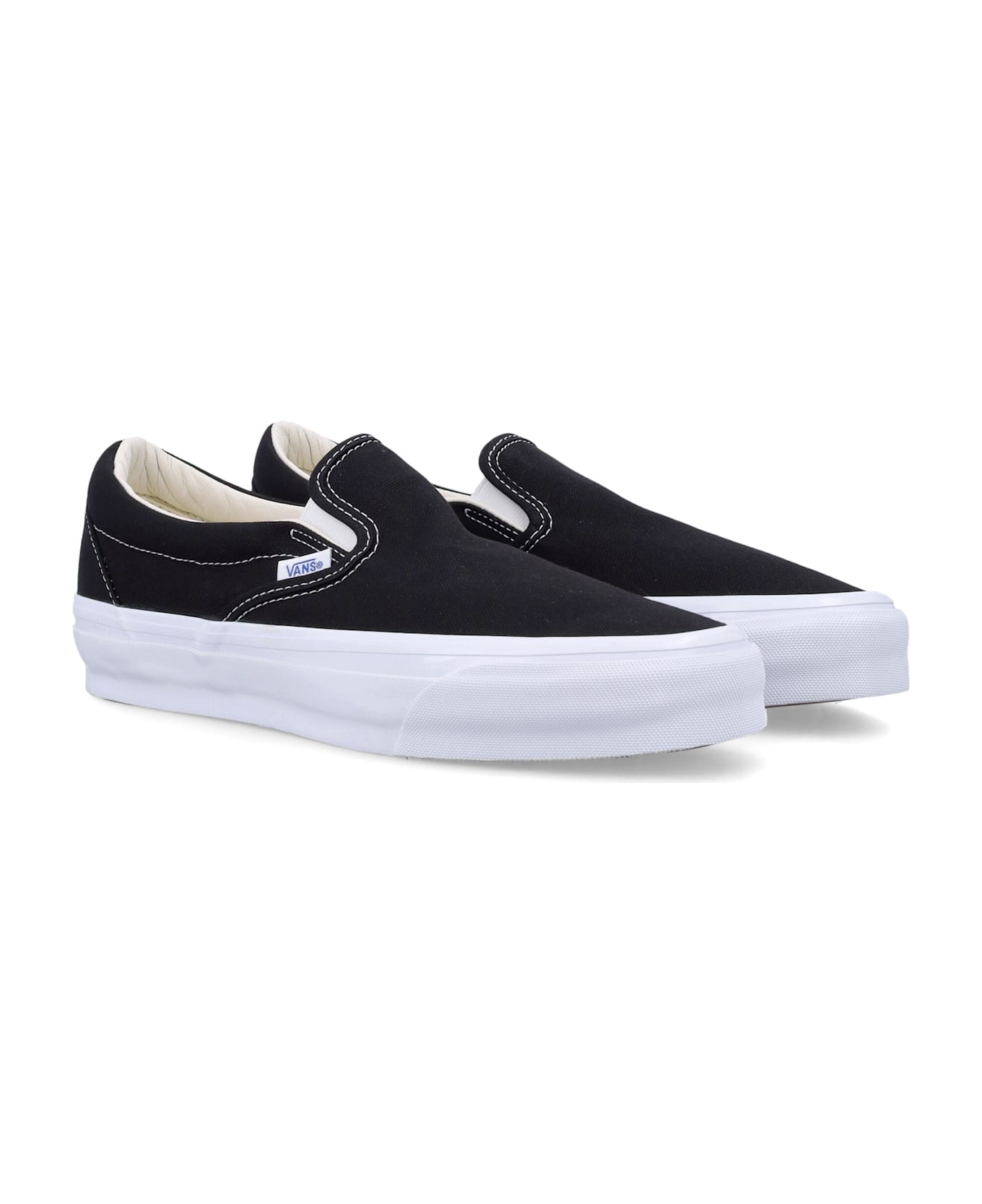 Vans Premium Slip-on 98 Shoes - BLACK WHITE