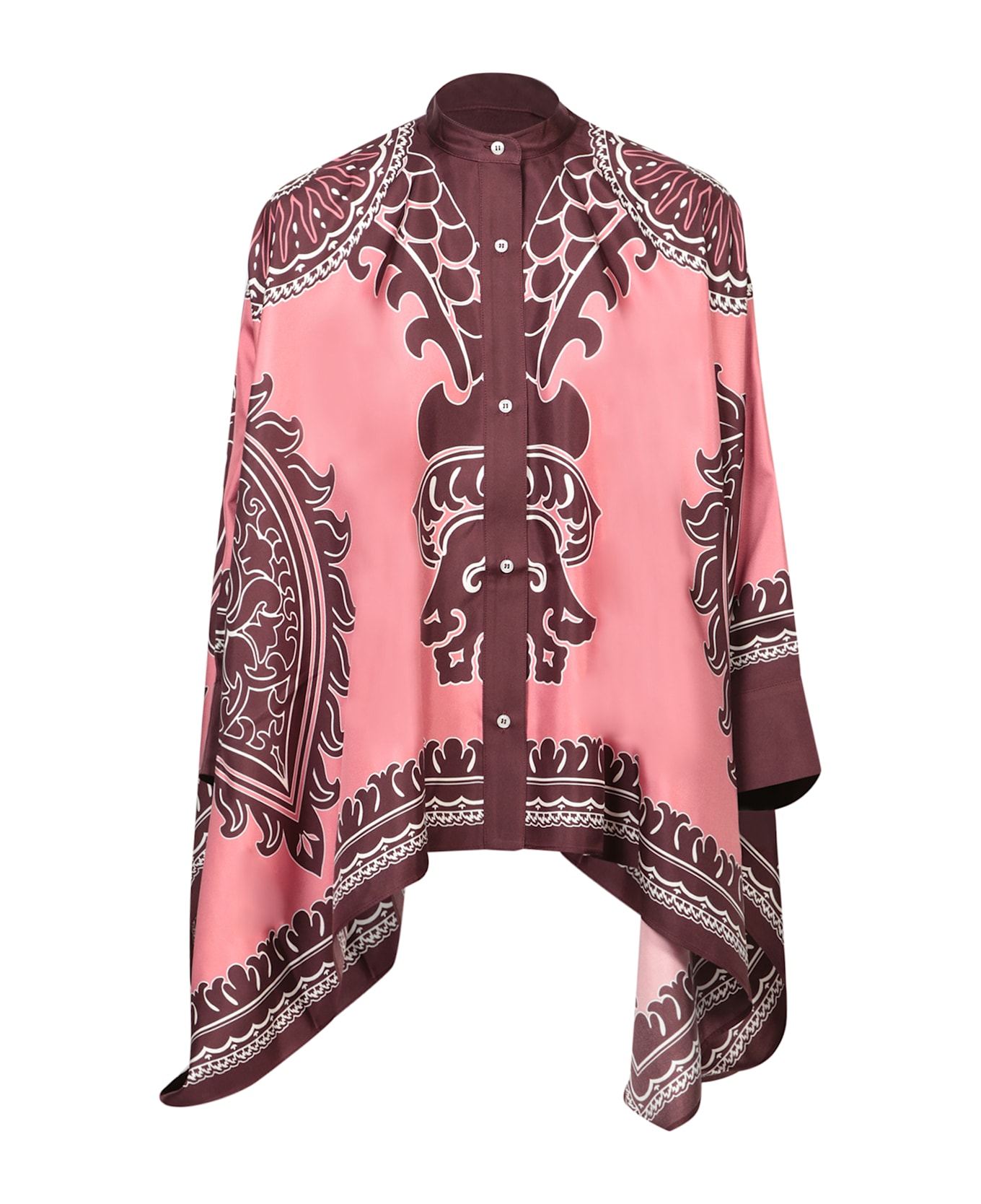 La DoubleJ Oltrarno Pink Scarf Shirt - Pink