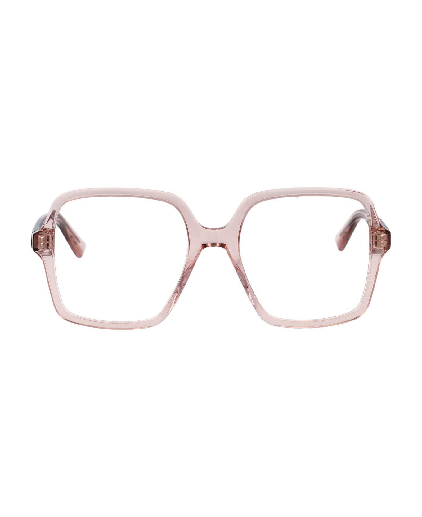 Alexander McQueen Eyewear Am0538o Glasses - PINK-PINK-TRANSPARENT