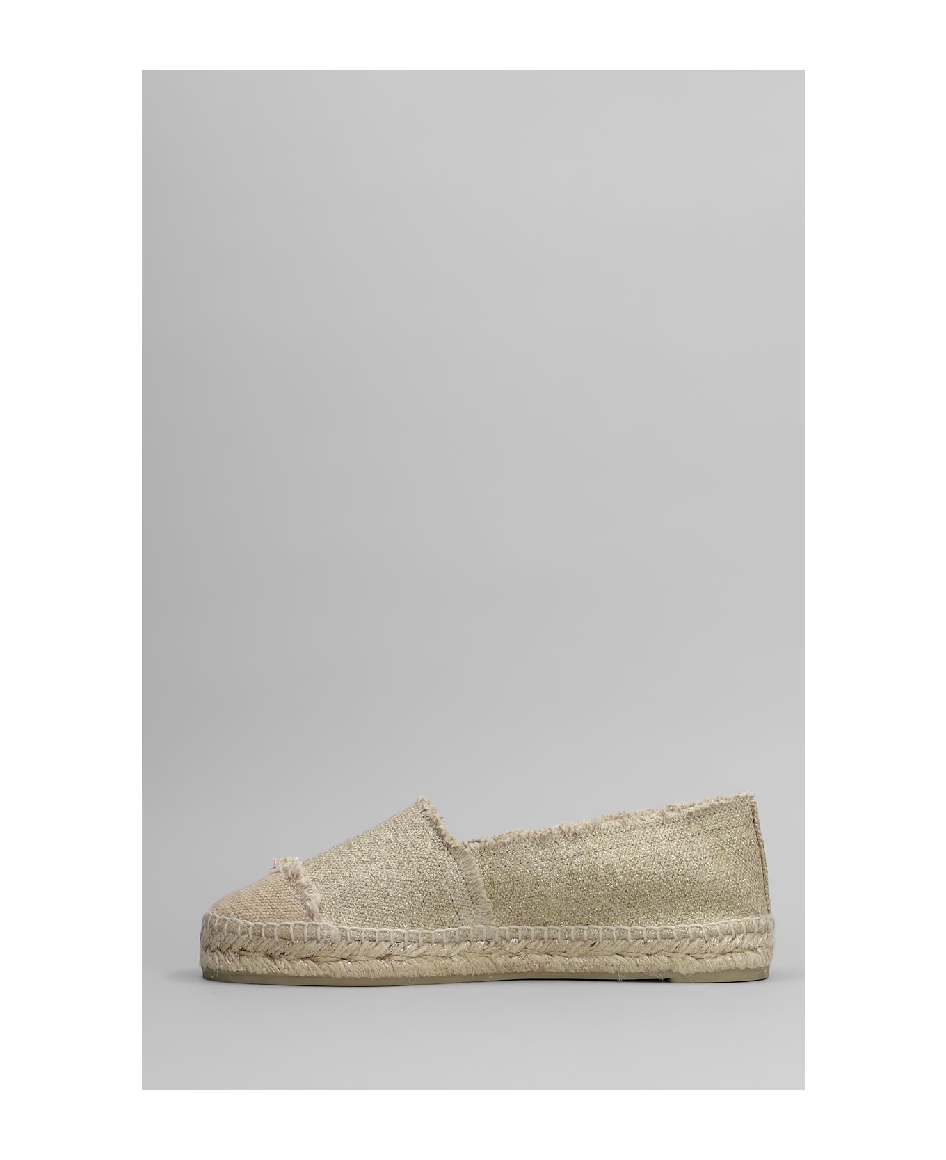 Castañer Kampala-032 Espadrilles In Gold Canvas - gold