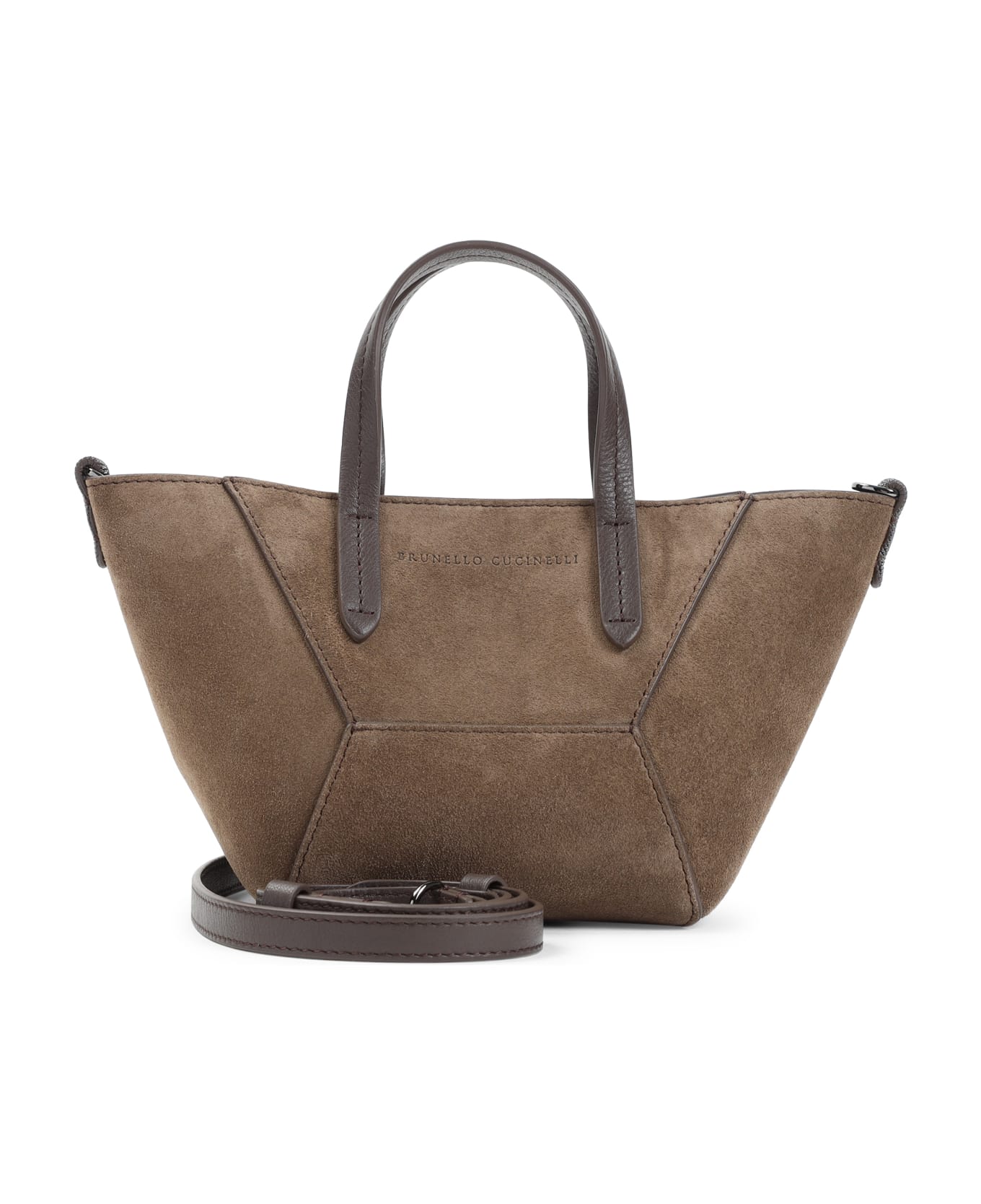 Brunello Cucinelli Suede Duomini Bag - Torba