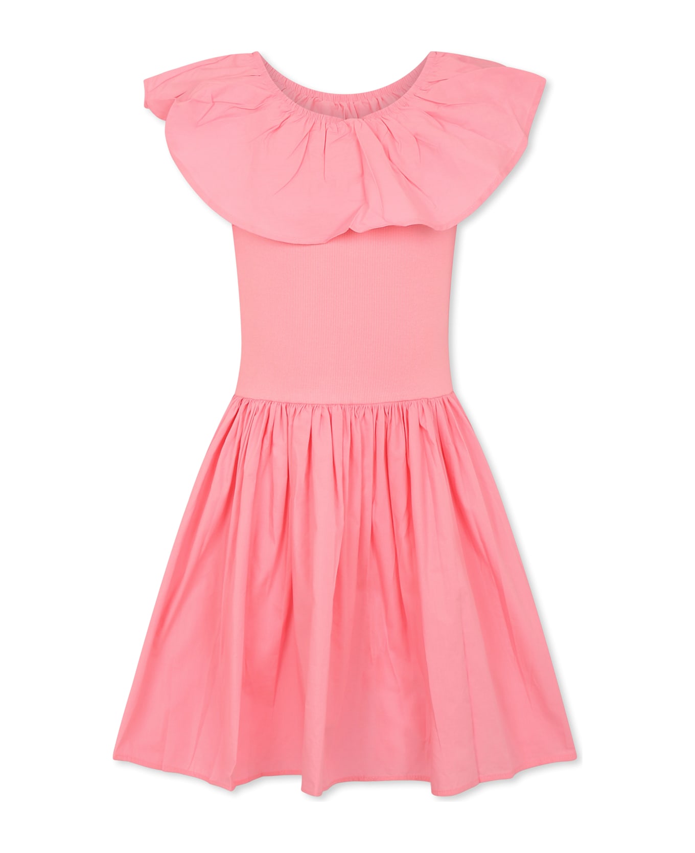 Molo Pink Dress For Girl - Pink