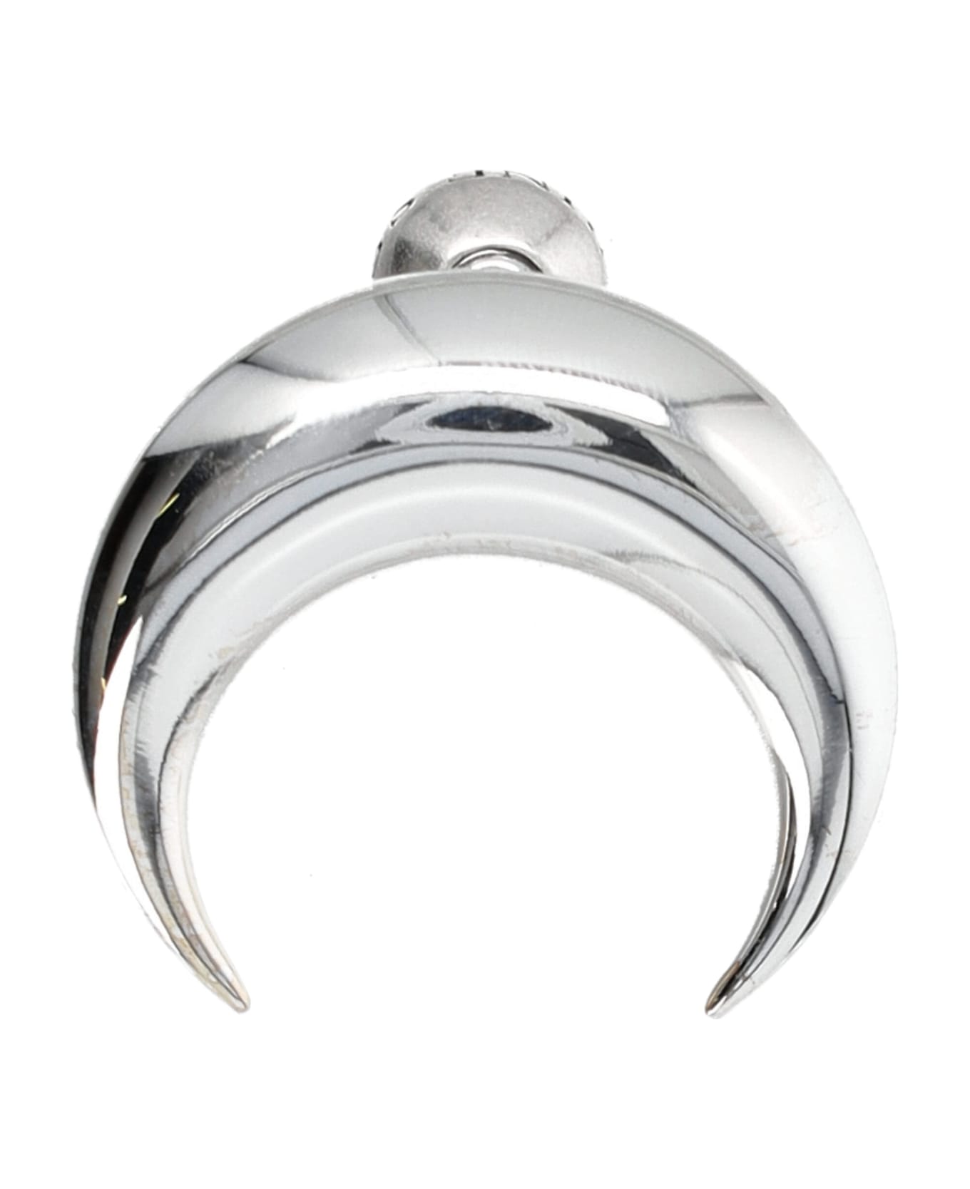 Marine Serre Moon Earring Large - SILVER