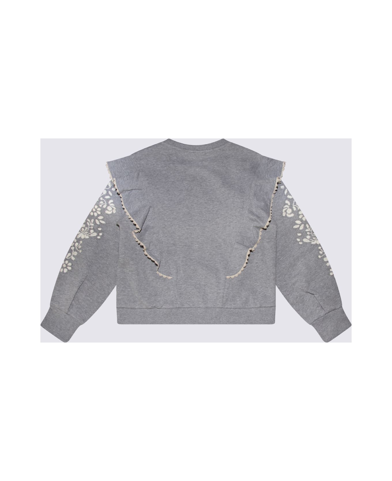 Chloé Grey Cotton Sweatshirt - Grey