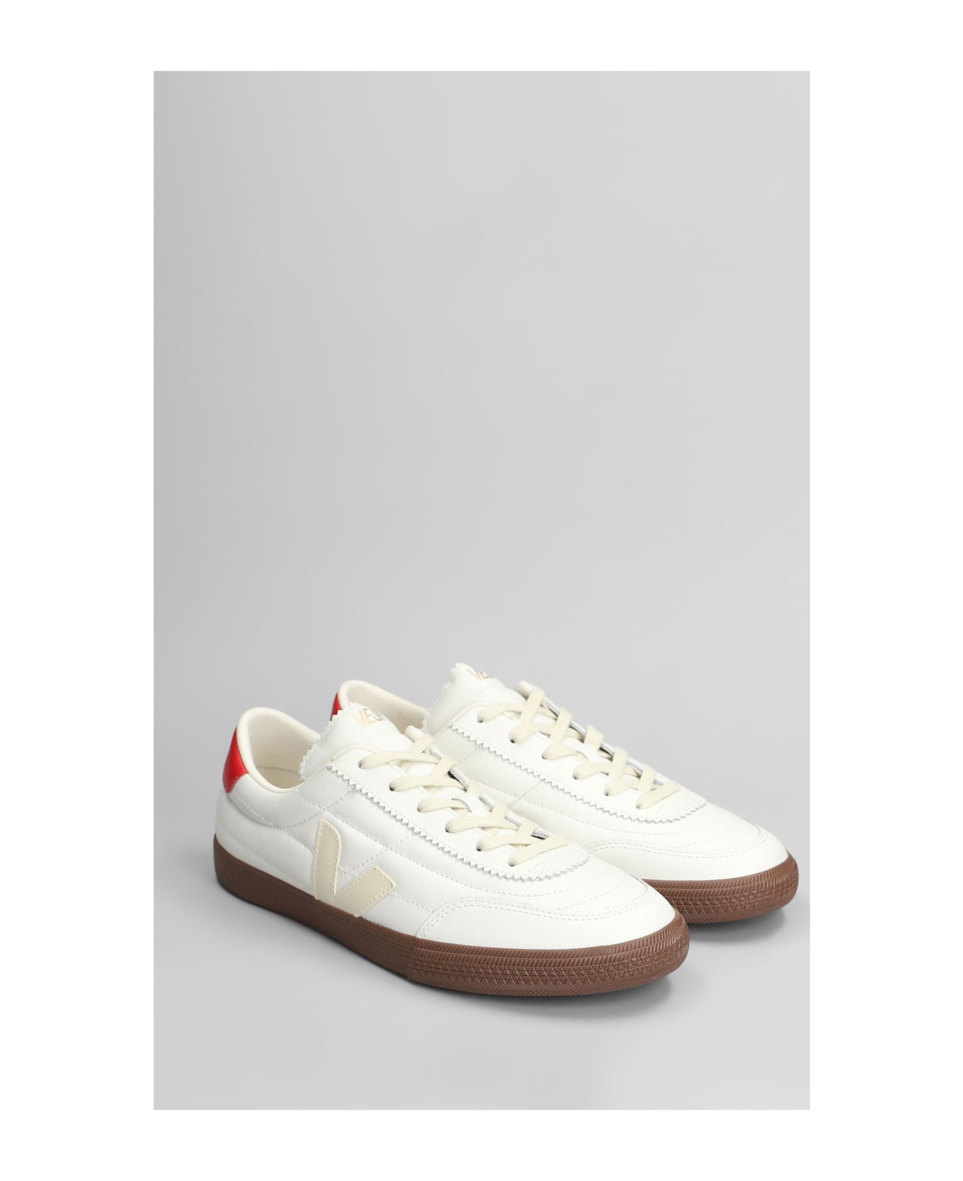 Veja Panenka O.t Sneakers In White Leather - white