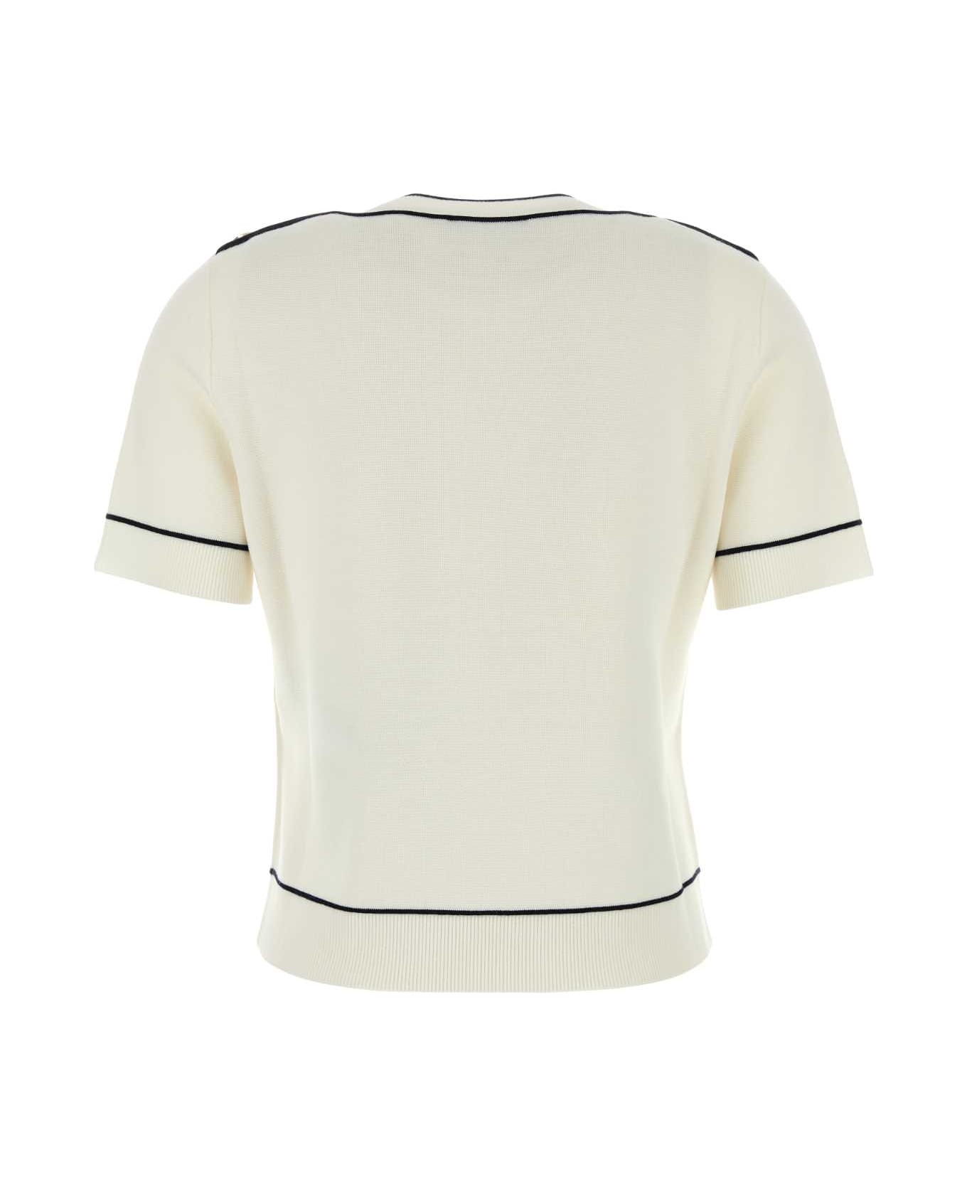 Gucci Ivory Wool Sweater - WHITEBLUE