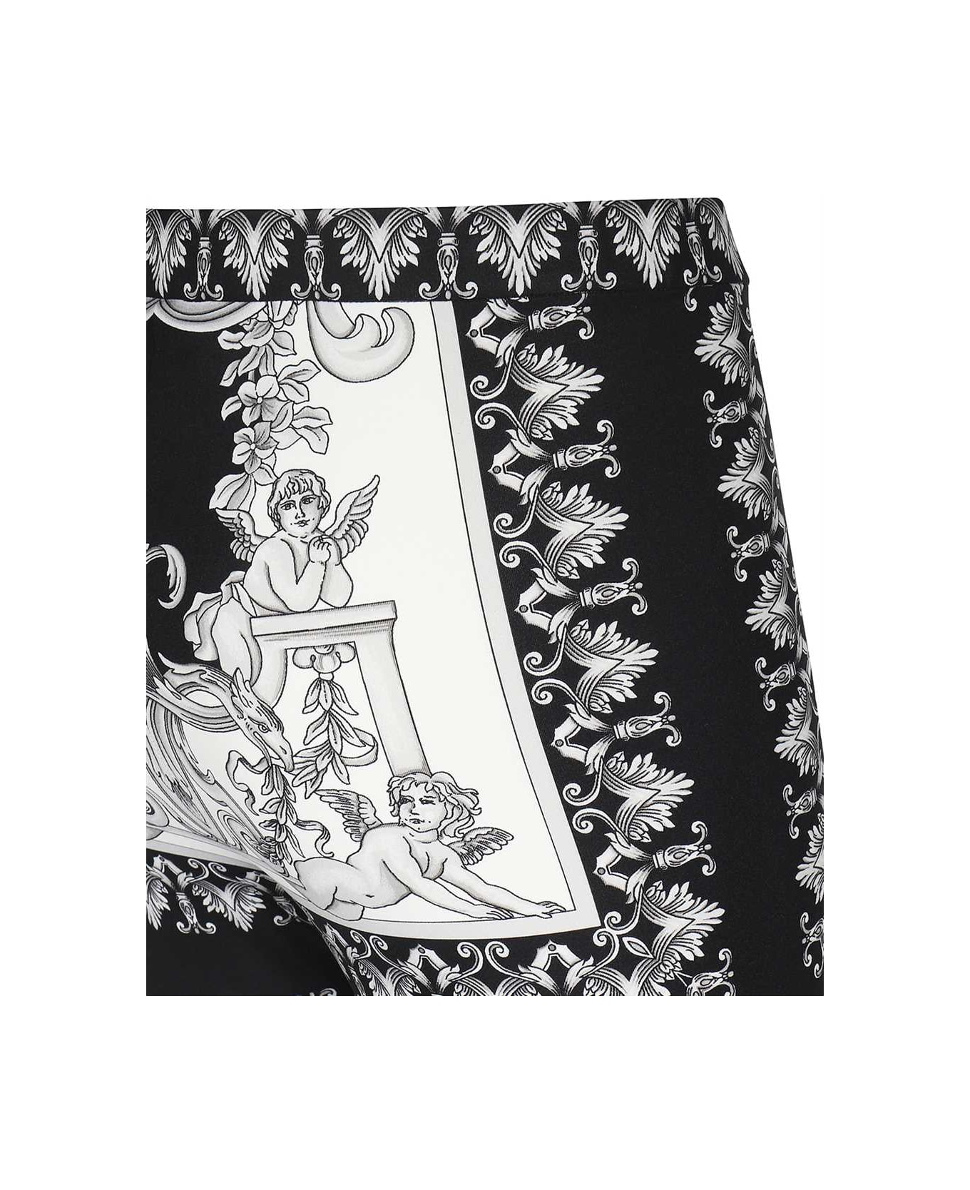 Versace Printed Leggings - black レギンス