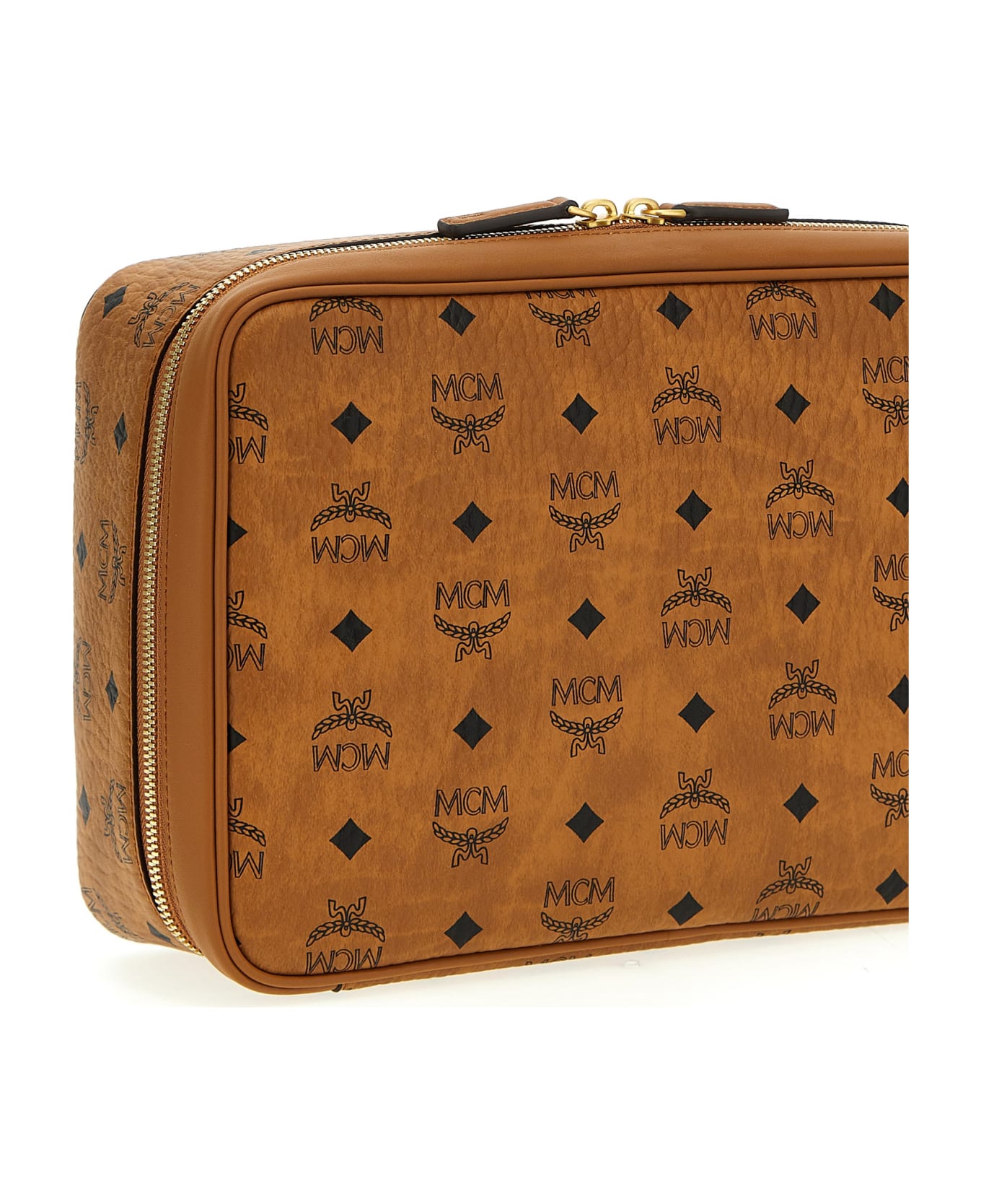 MCM 'ottomar Travel Document Case' Clutch - Brown バッグ