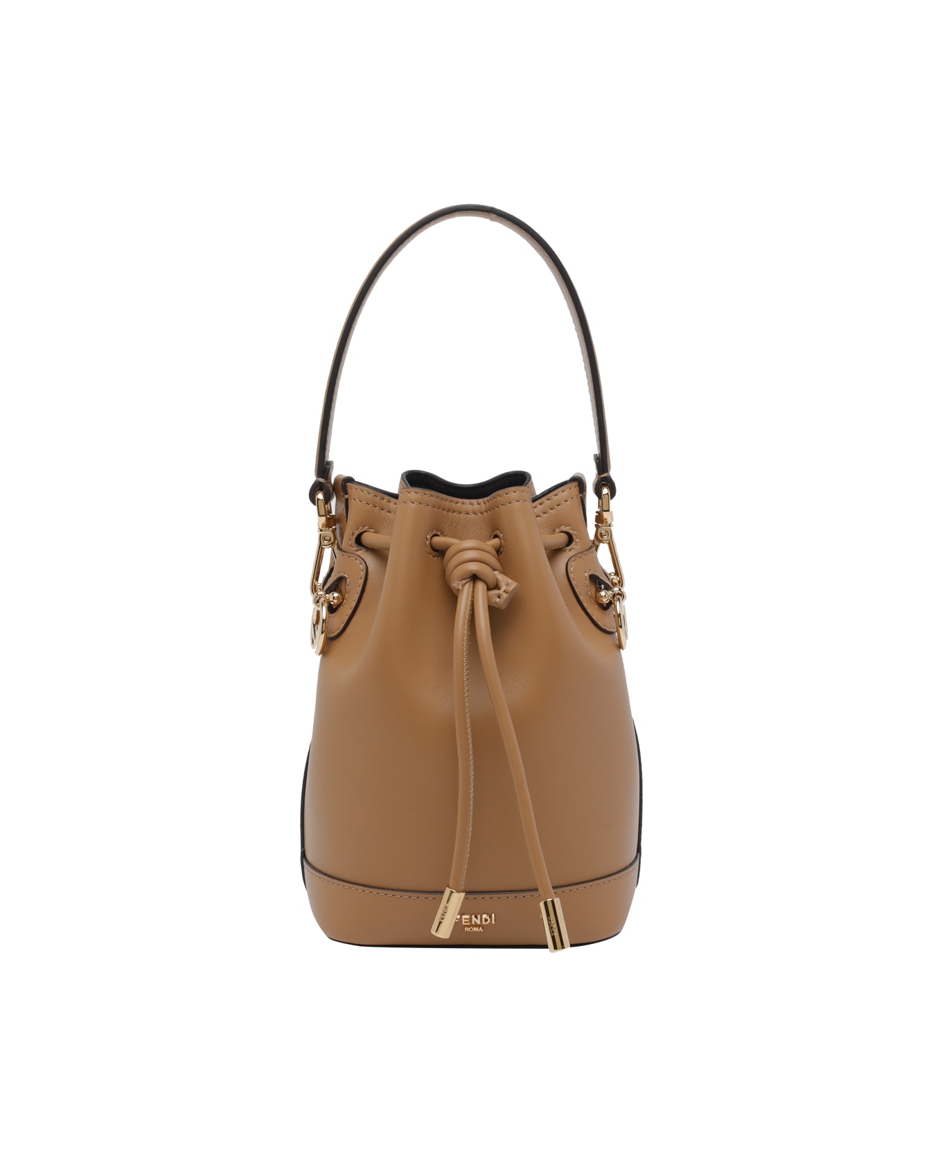 Fendi Mini Mon Tresor Bucket Bag - Beige