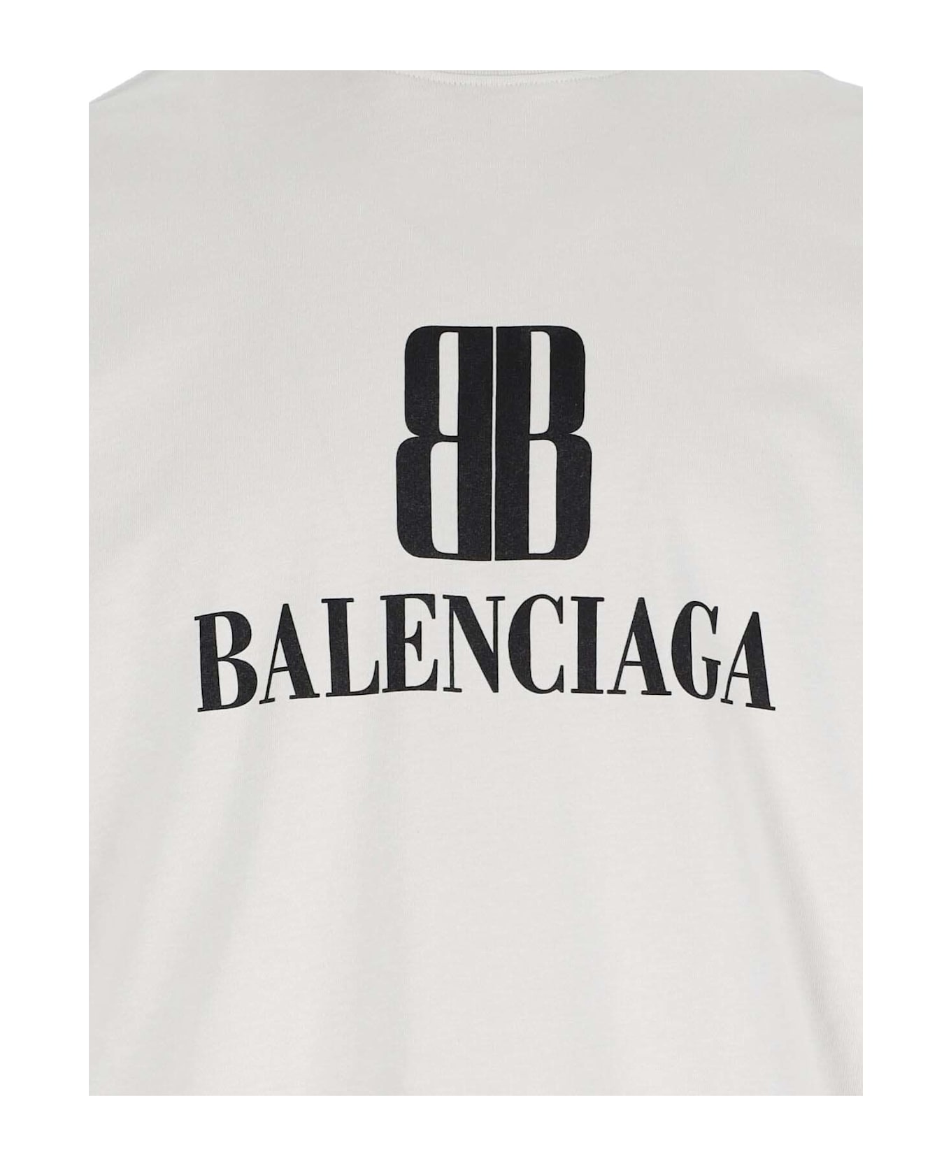 Balenciaga 
nano Bb
 T-shirt - WHITE