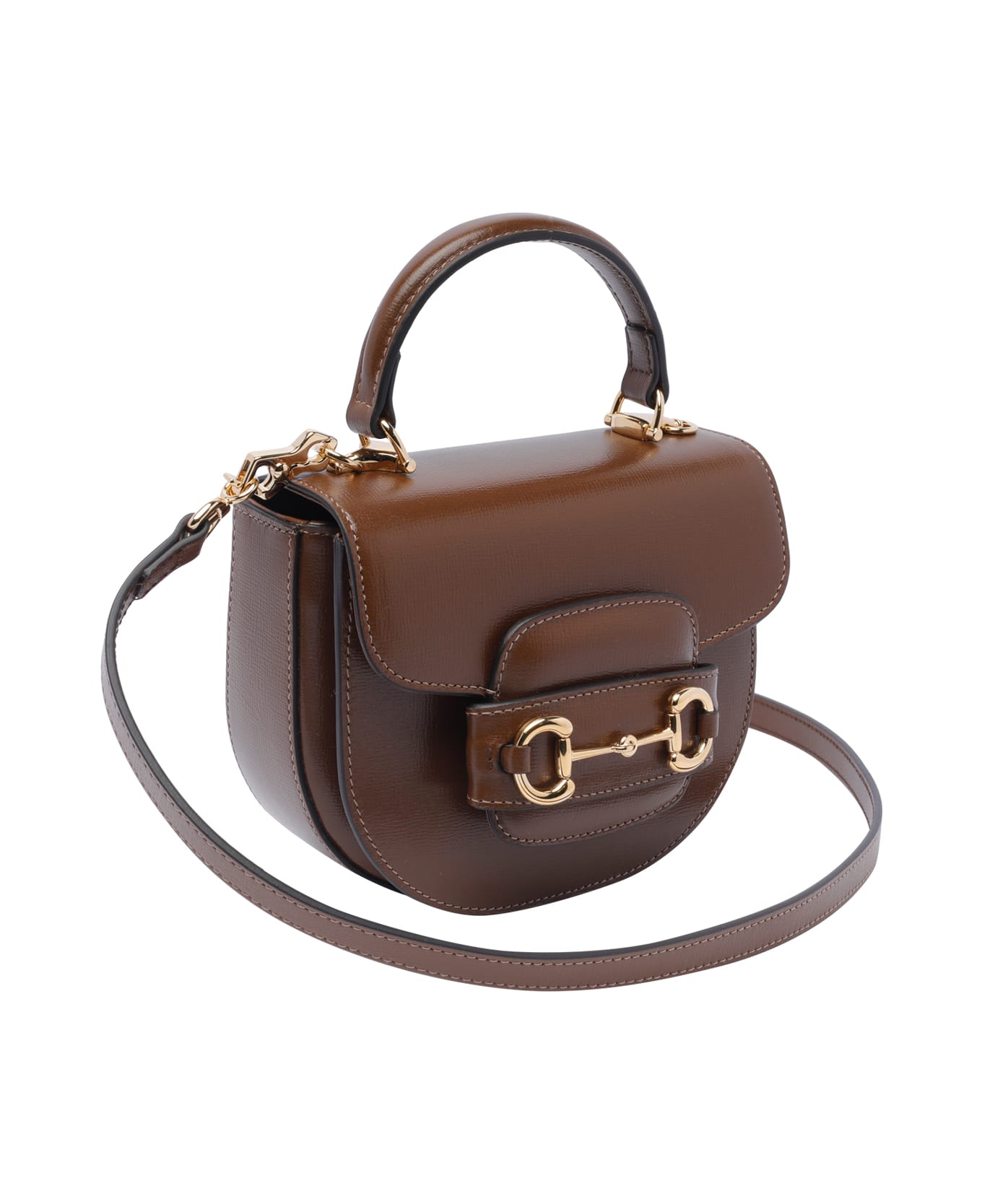 Gucci Mini Gucci Horsebit 1955 Crossbody Bag - Brown