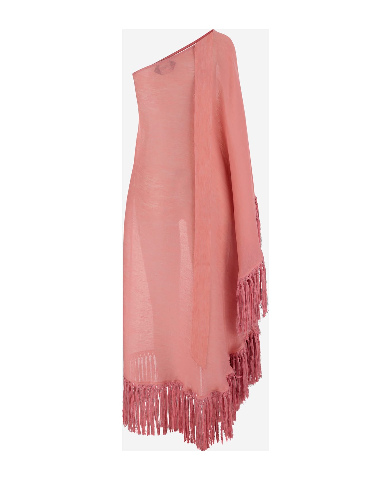 Taller Marmo Linen Blend Dress Arno - Pink