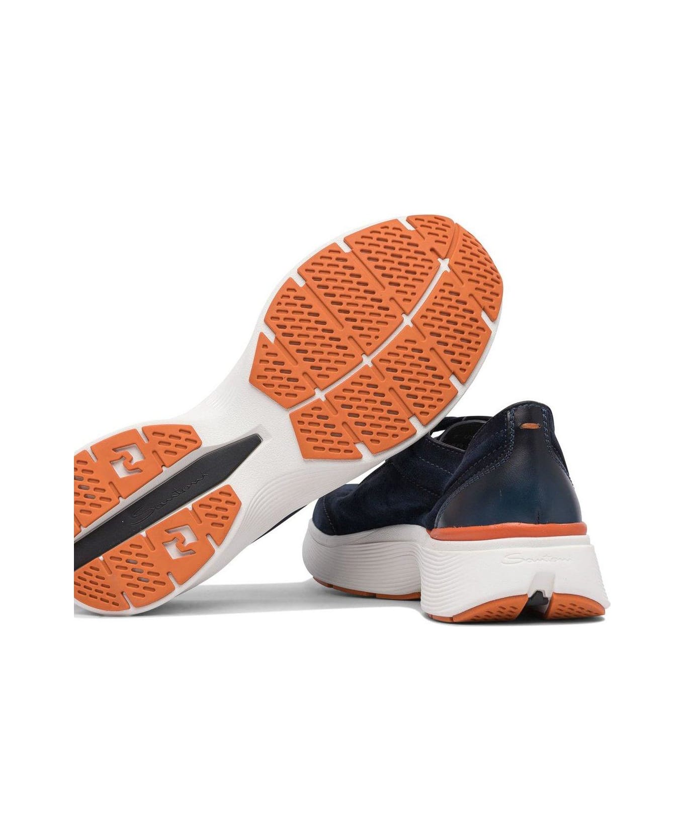 Santoni Bounce Lace-up Sneakers - Blu