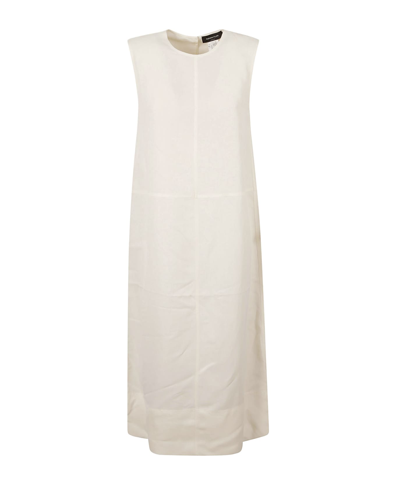 Fabiana Filippi Long-length Sleeveless Dress - Bianco ワンピース＆ドレス