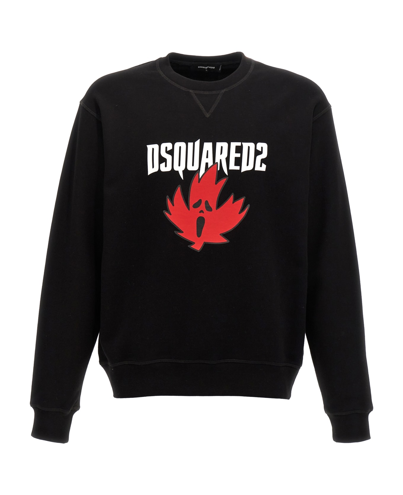 Dsquared2 Logo Print Sweatshirt - Black