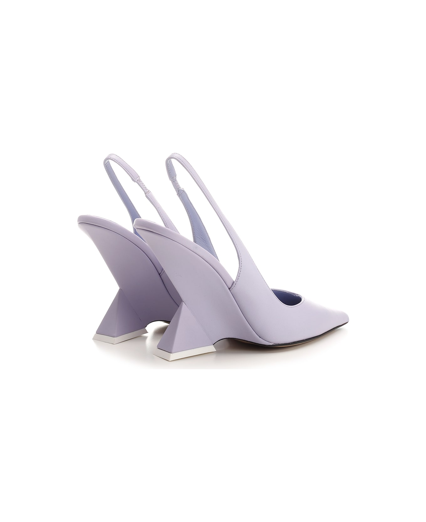 The Attico 'cheope' Slingback - Violet