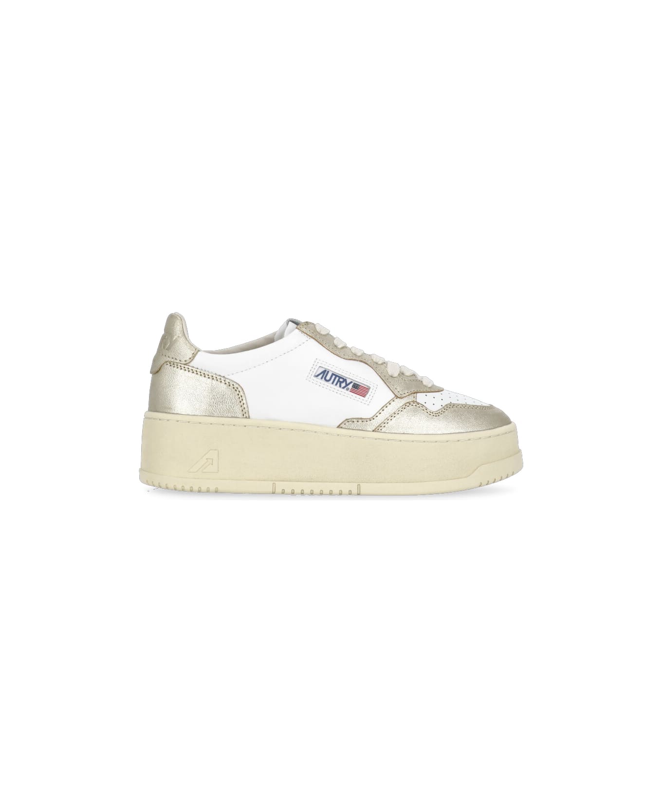 Autry Platform Low Sneakers - White
