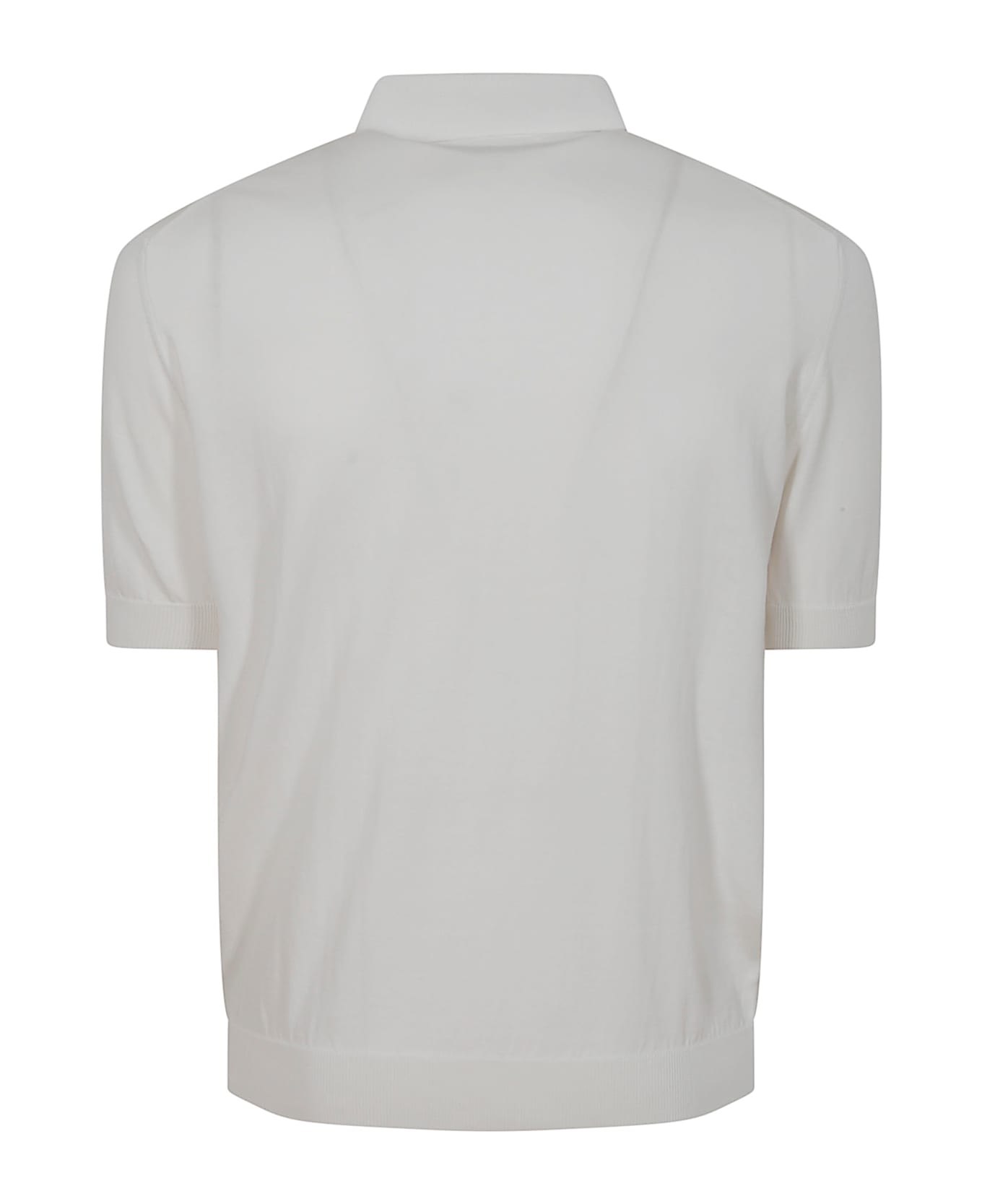 Filippo De Laurentiis Polo Ss - Optical White