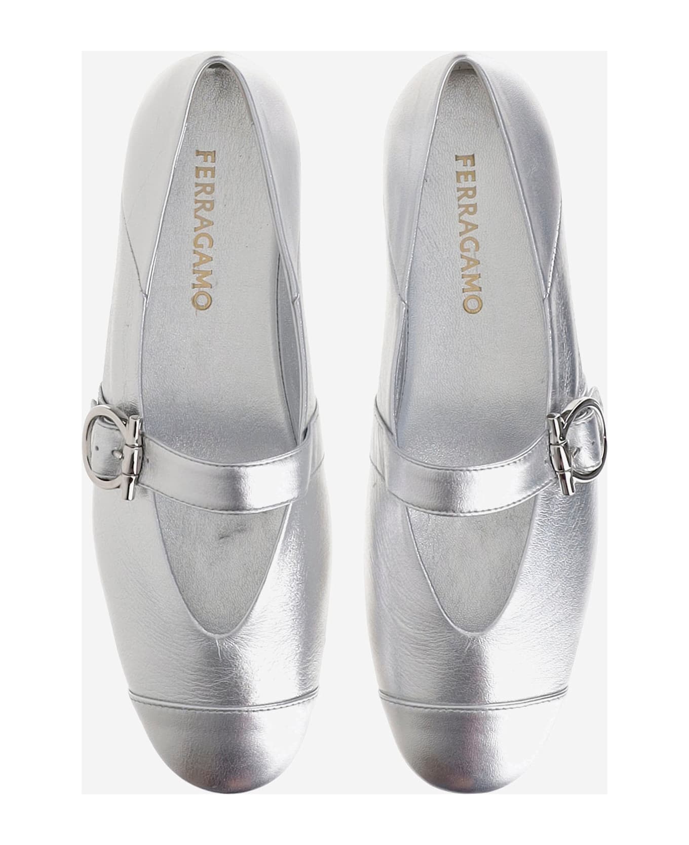 Ferragamo Ballet Flats Ornament Hooks - Silver