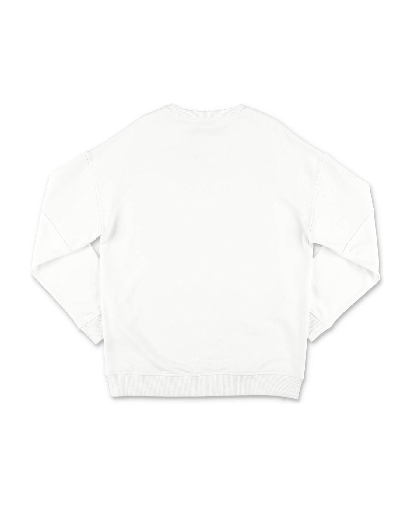 Balmain Kid Logo Printed Crewneck Sweatshirt - White