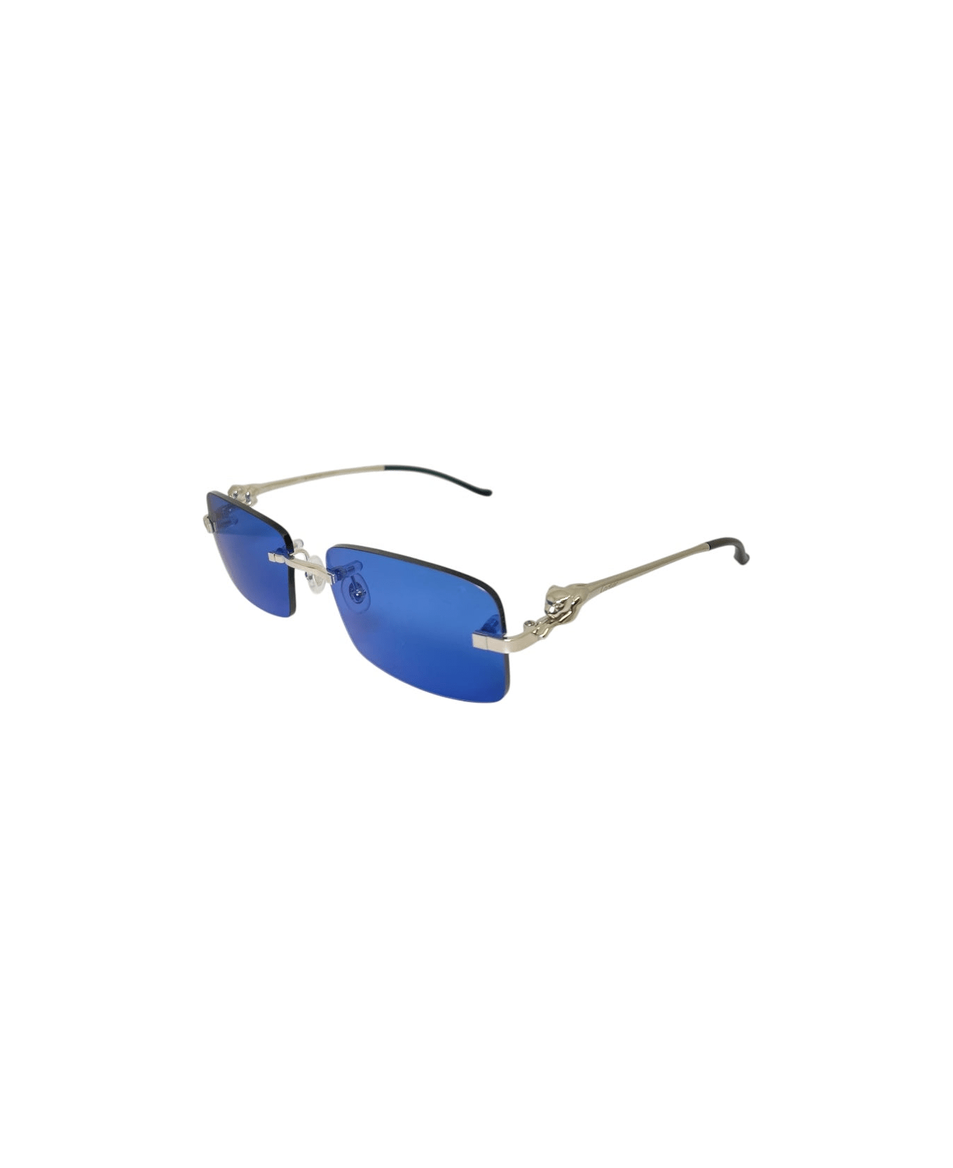 Cartier Eyewear Ct 0281 Custom - Silver Sunglasses サングラス