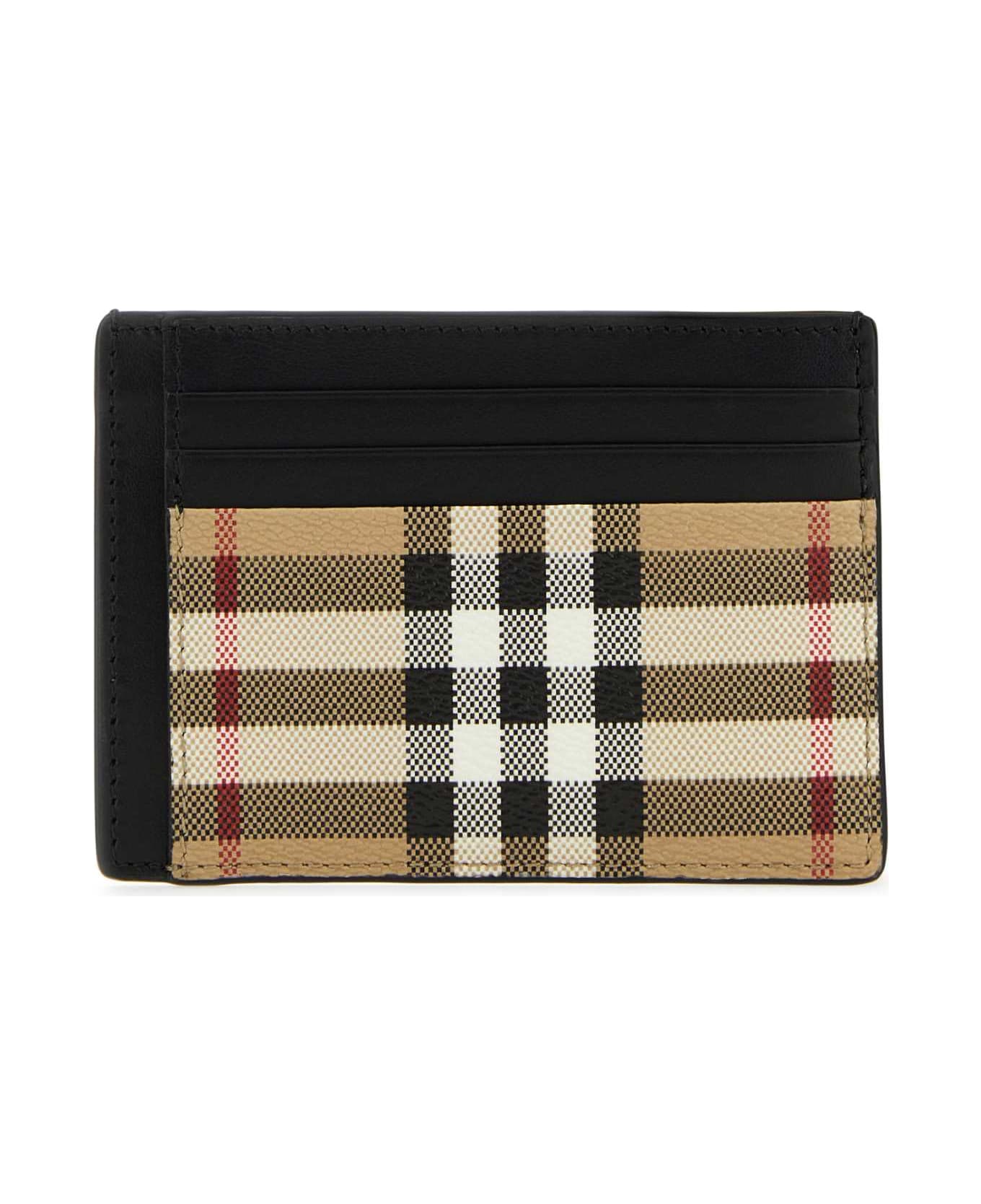 Burberry Printed Canvas Cardholder - ARCHIVEBEIGE