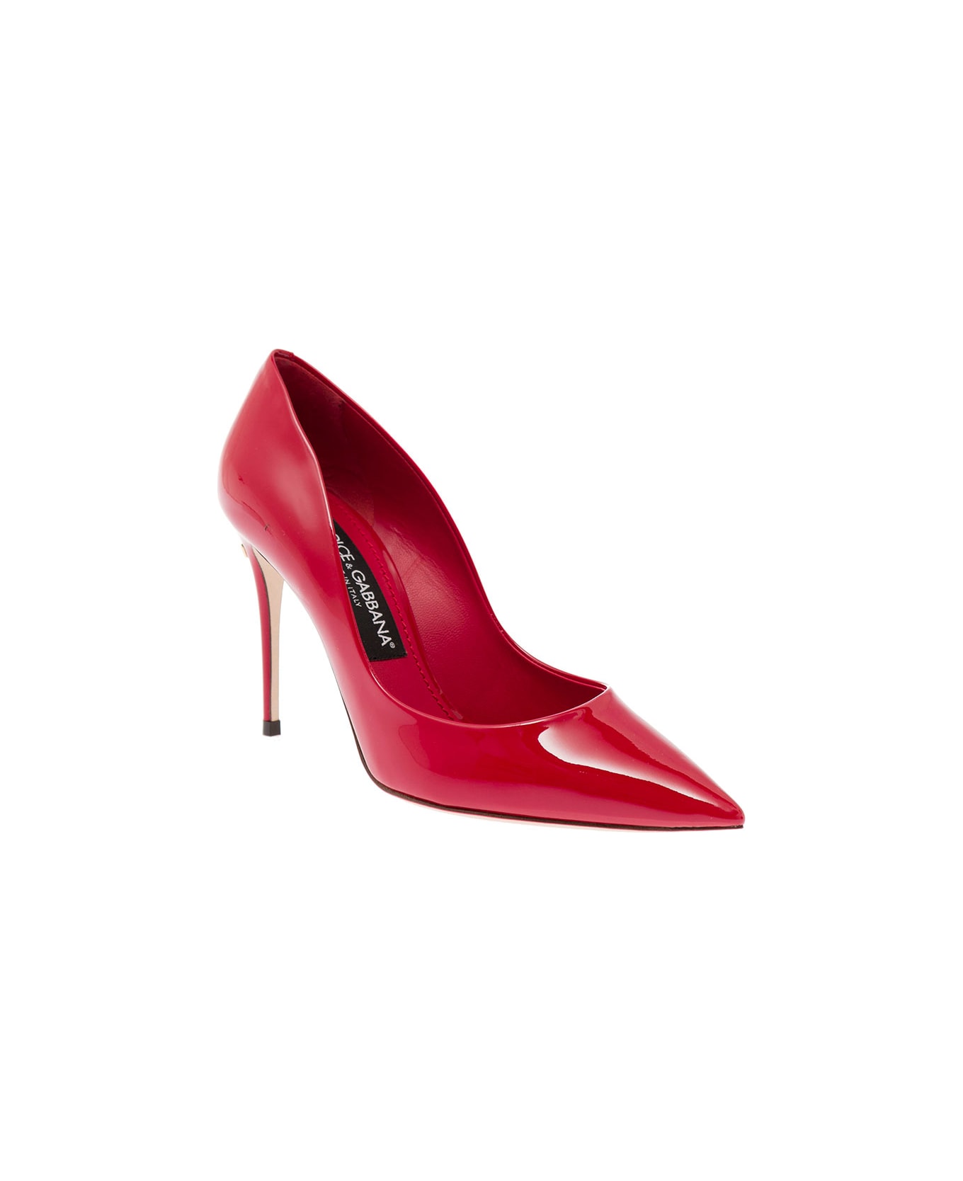 Dolce & Gabbana Cardinal Red  Pumps In Patent Leather Dolce & Gabbana Woman - Red