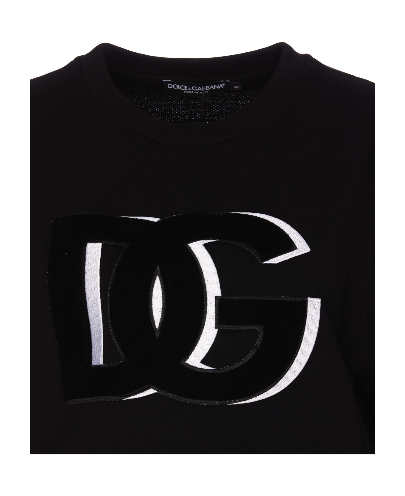 Dolce & Gabbana Dg Logo Sweater - Black