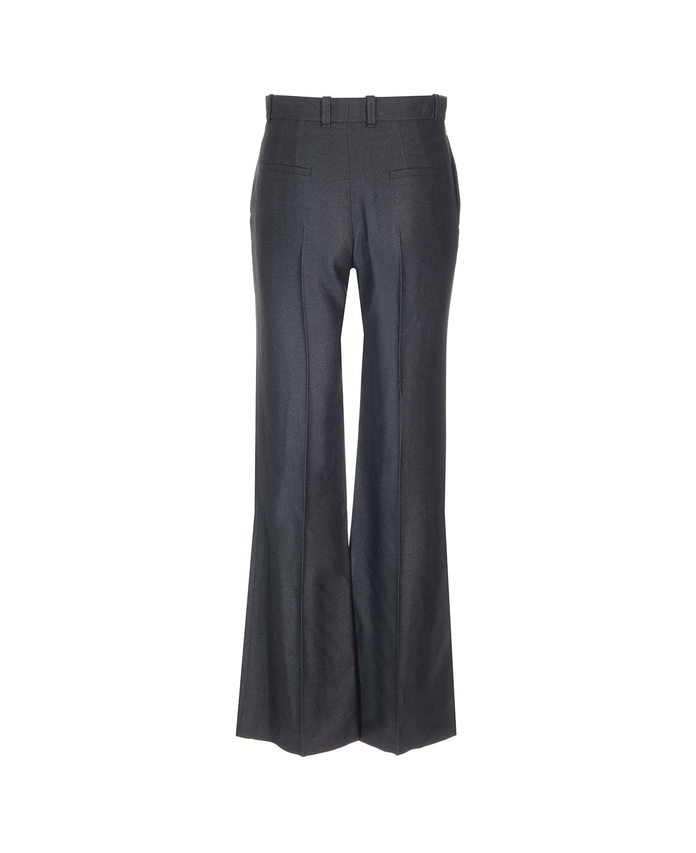 Chloé High-waisted Flare Trousers - BLACK