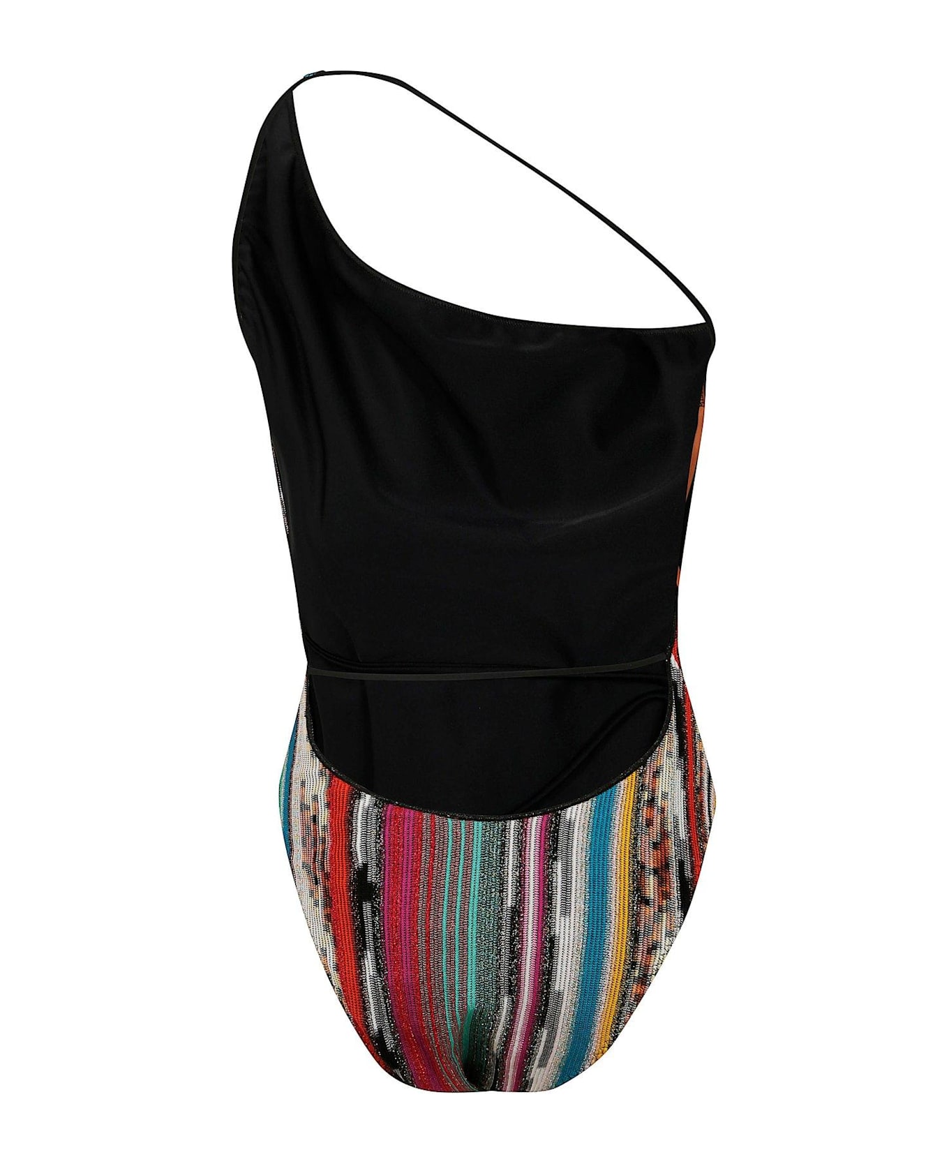 Missoni One-shoulder One-piece Swimsuit - Red