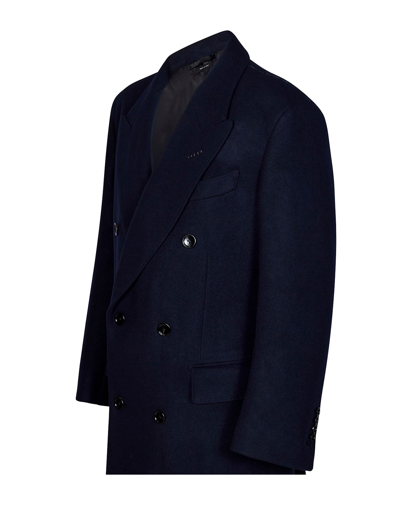 Tom Ford Double-breasted Tailored Coat - BLUE