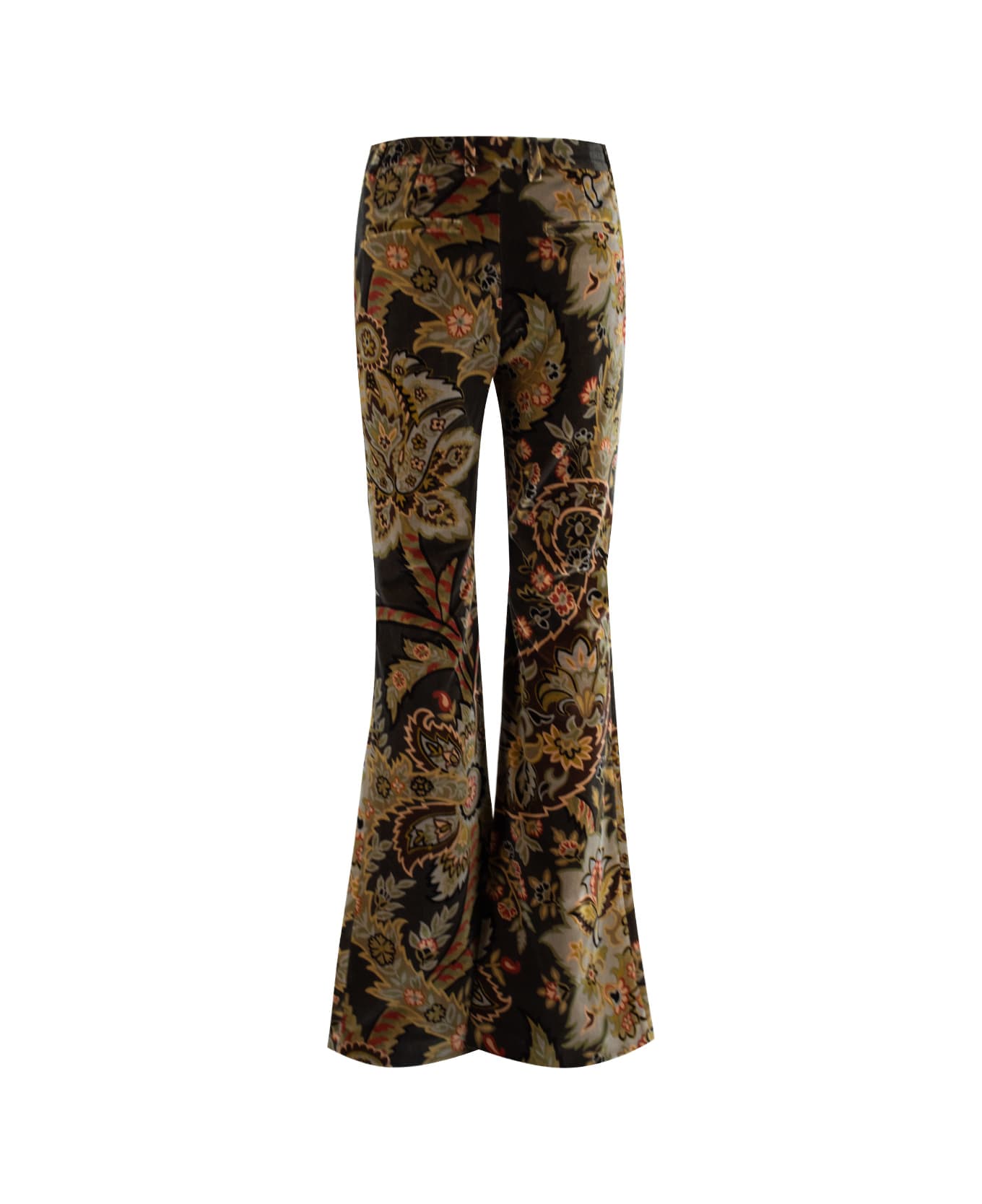 Etro Paisley Flared Trousers - Multicolour