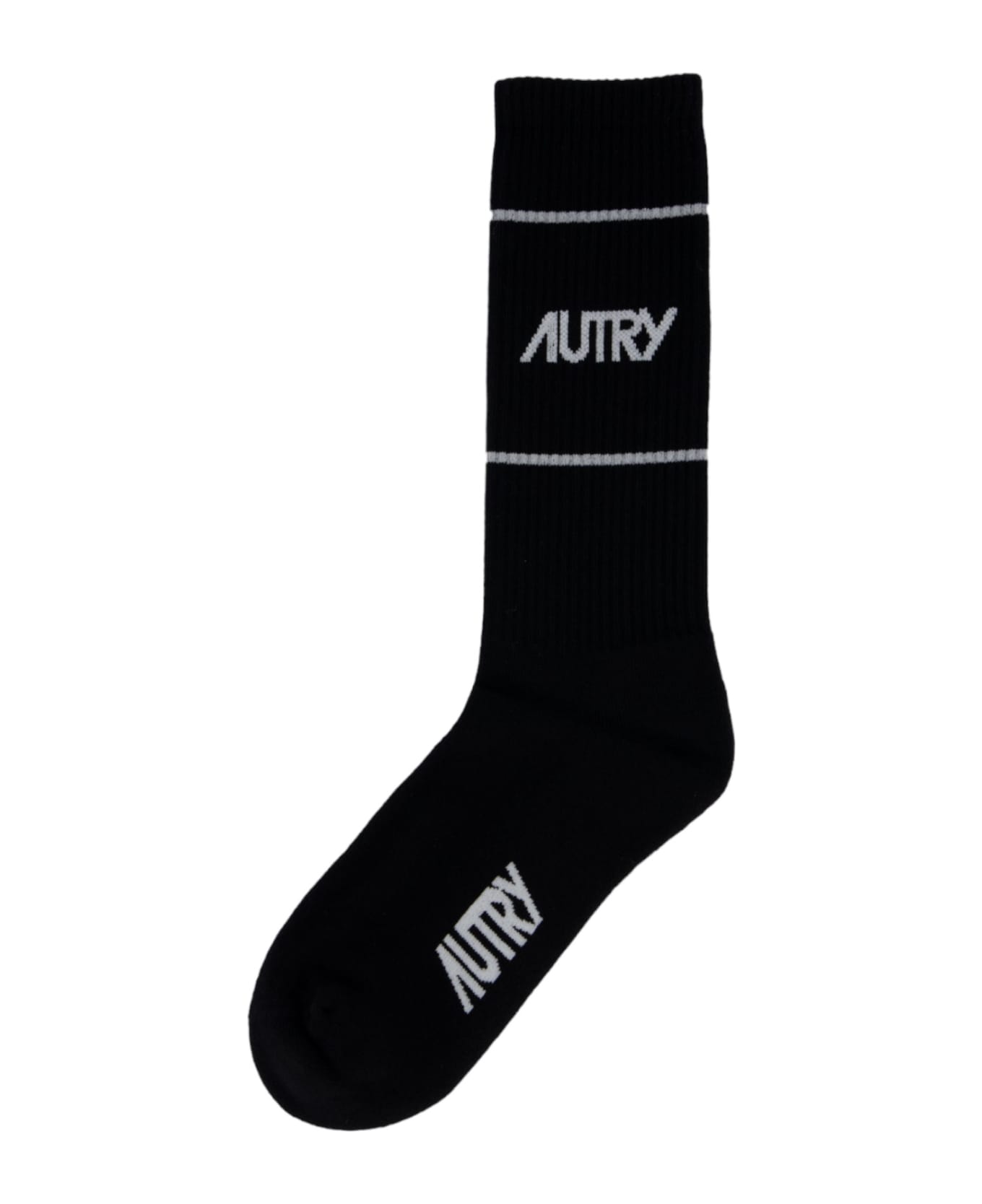 Autry Socks - Lines Black