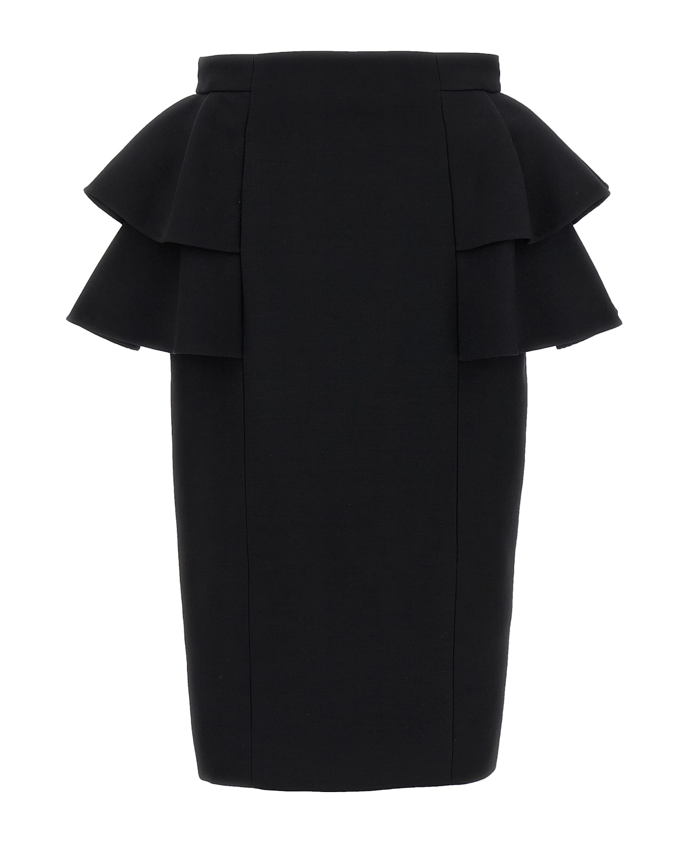 Valentino Garavani Crepe Couture Skirt - Black  