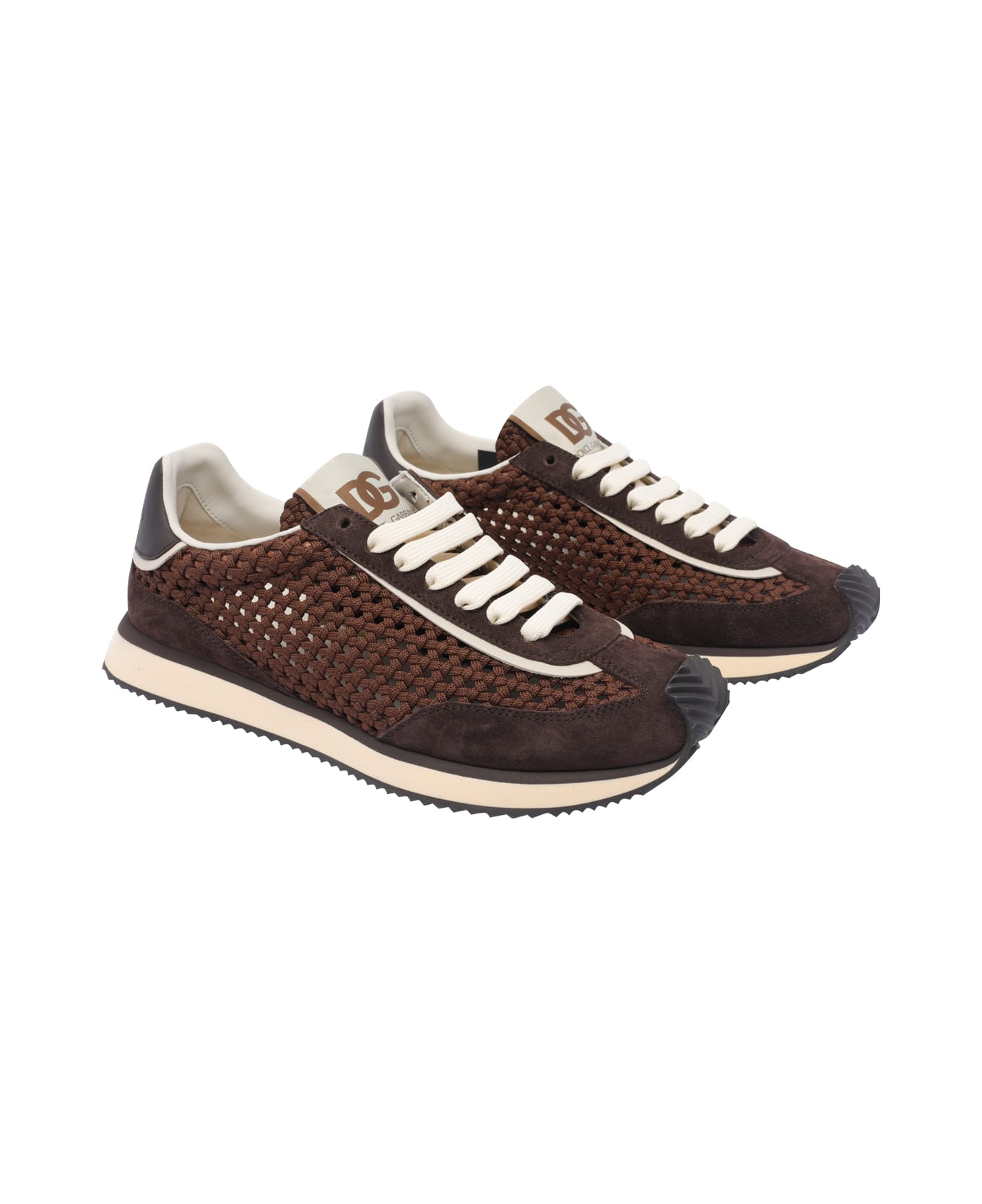 Dolce & Gabbana Dg Cushion Sneakers - Brown