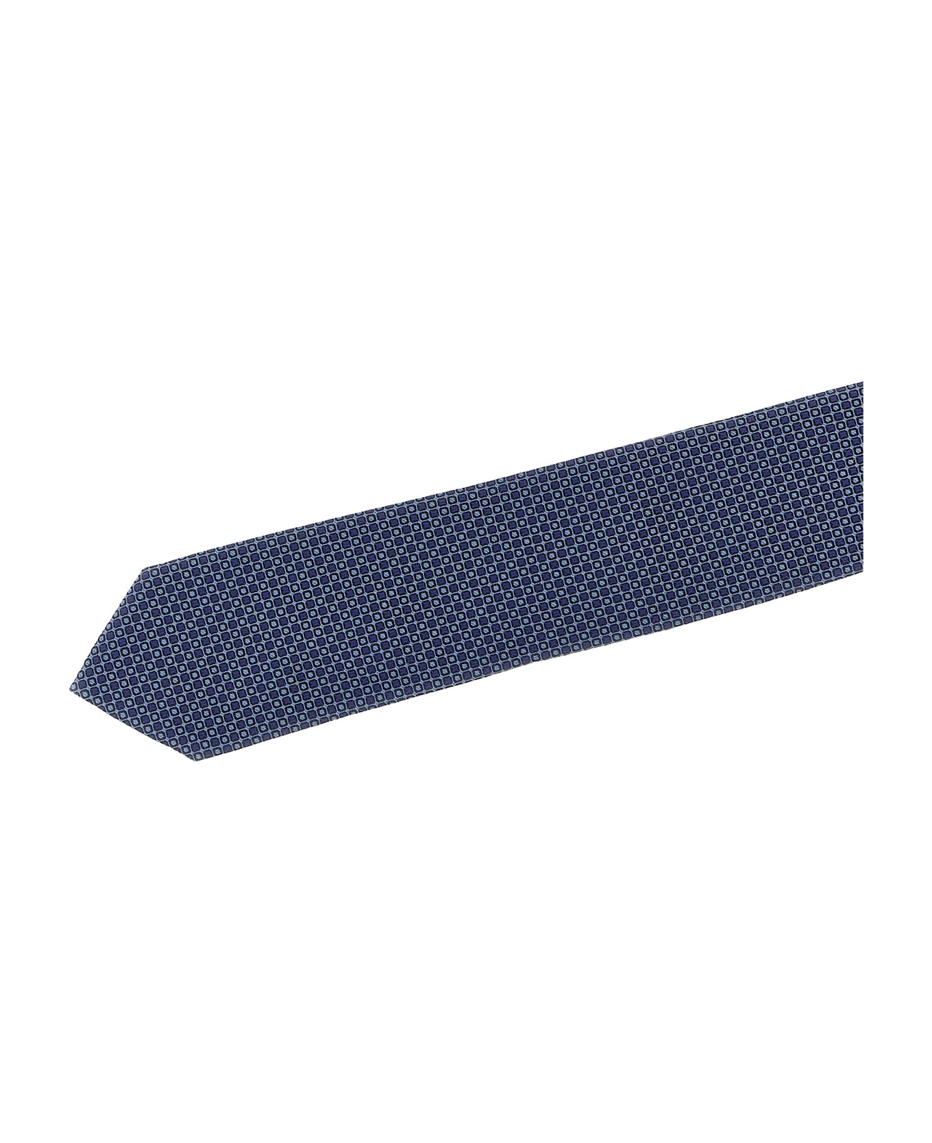 Pal Zileri Patterned Silk Tie - Blue